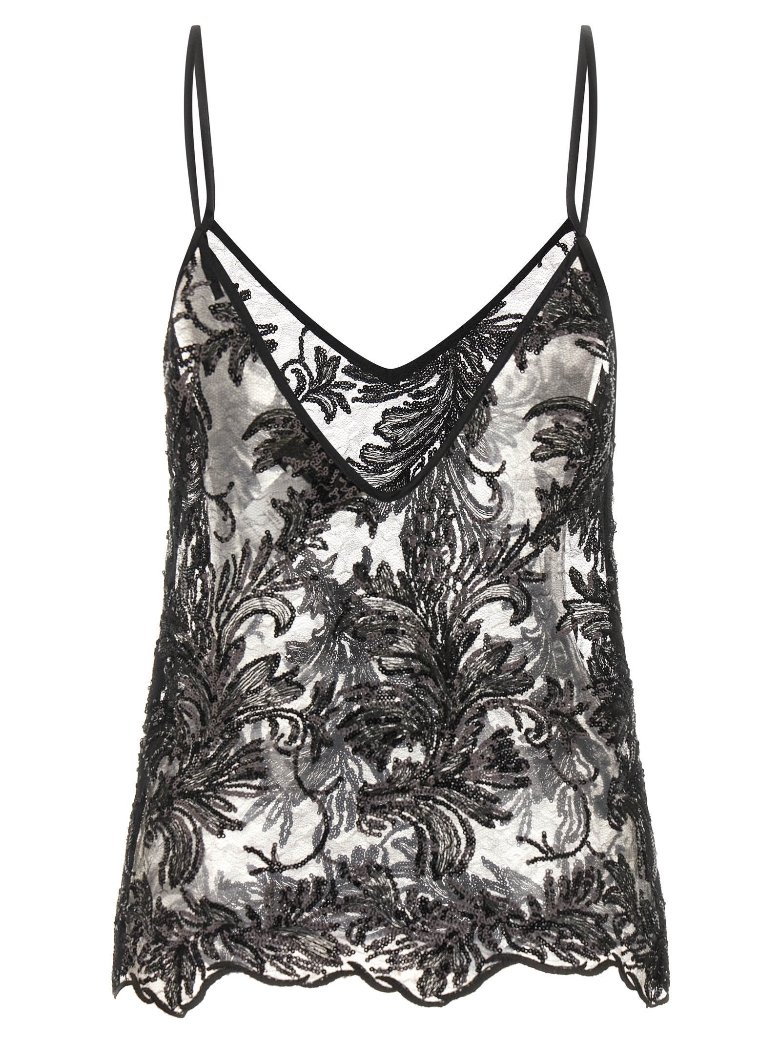 'Alba' top ALBALACEBLACK (LE TWINS / タンクトップ・キャミソール ) | LE TWINS (レ ツインズ)(1)