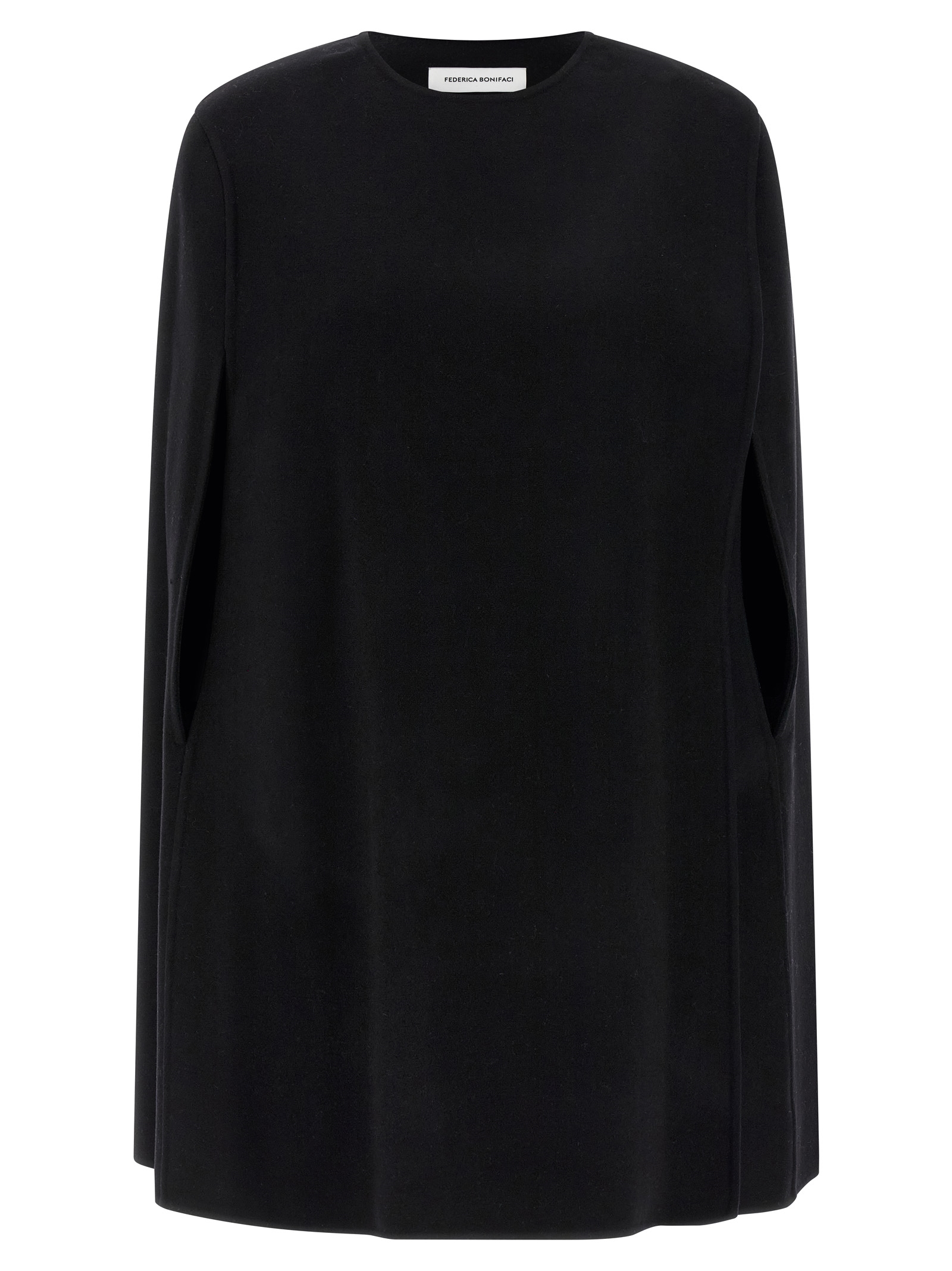 Wrap cape KA080035BLACK (FEDERICA BONIFACI / カジュアルジャケット ) | FEDERICA BONIFACI (フェデリカ ボニファチ)