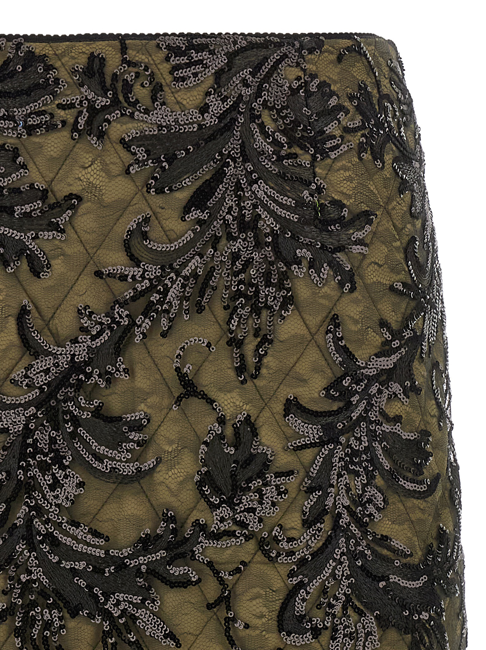 'Moni' skirt MONILACEBLACKINGREEN (LE TWINS / スカート ) | LE TWINS (レ ツインズ)(2)