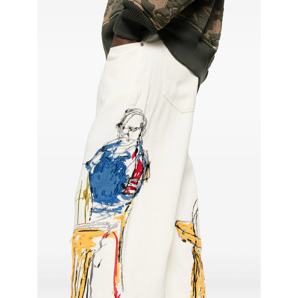 Jeans Kidsuper PT08DOMINOSCREAM (KidSuper Studios / ジーンズ ) | KidSuper Studios (キッドスーパー ストゥディオス)(2)