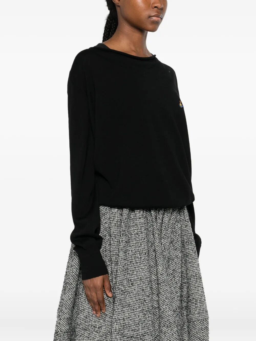 PAMELA V-NECK WOOL SWEATER 1803006FY003YN401 (Vivienne Westwood / ニット・セーター・カーディガン ) | Vivienne Westwood (ヴィヴィアン・ウェストウッド)(1)