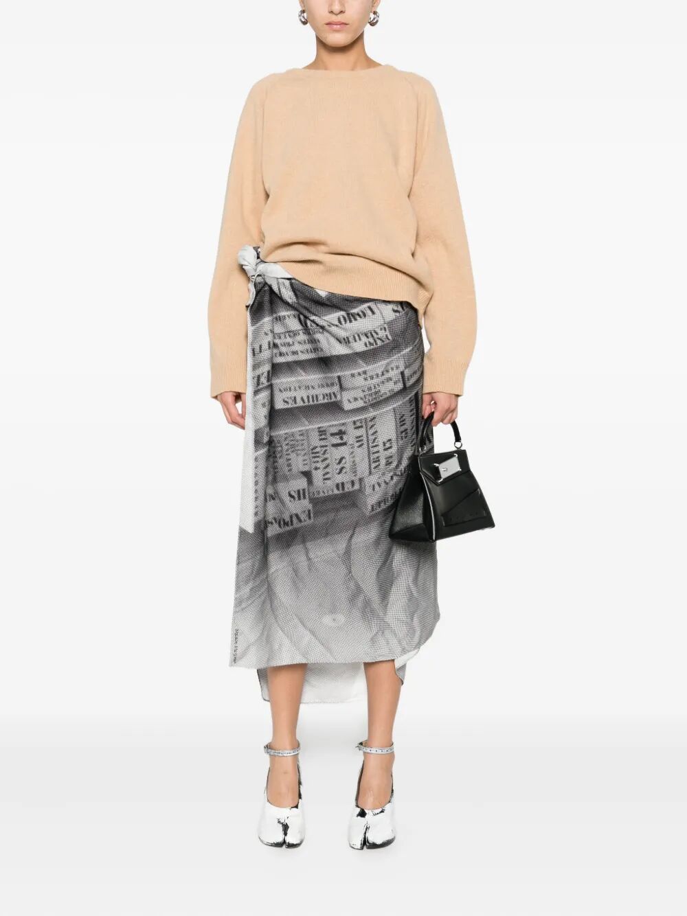 V BACK NECKLINE WOOL JUMPER S29HN0015M13179220M (Maison Margiela / ニット・セーター・カーディガン ) | Maison Margiela (メゾン マルジェラ)(1)