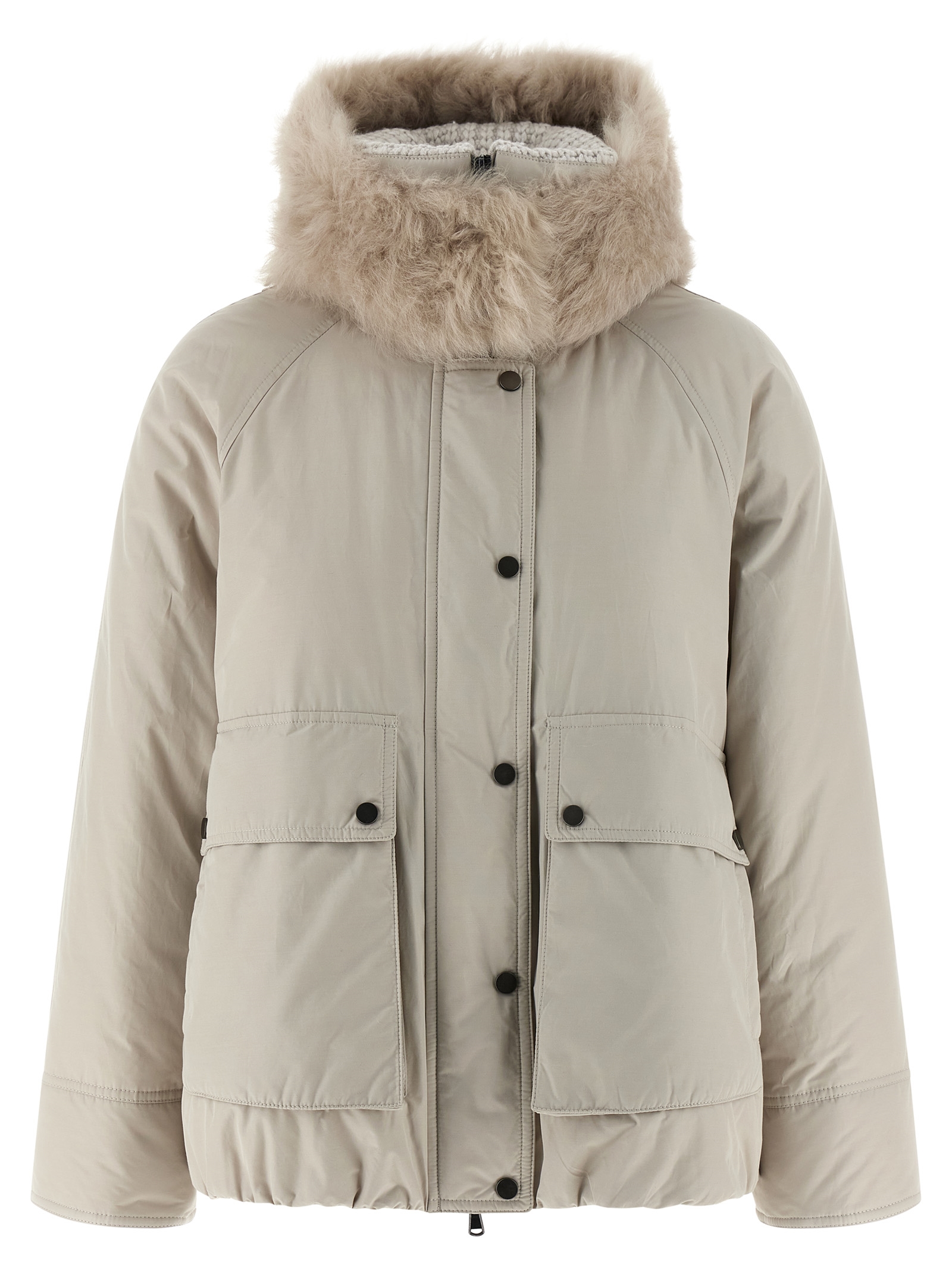 Cashmere neck down jacket MG5017913C7958 (Brunello Cucinelli / ダウンジャケット・コート ) | Brunello Cucinelli (ブルネロ・クチネリ)