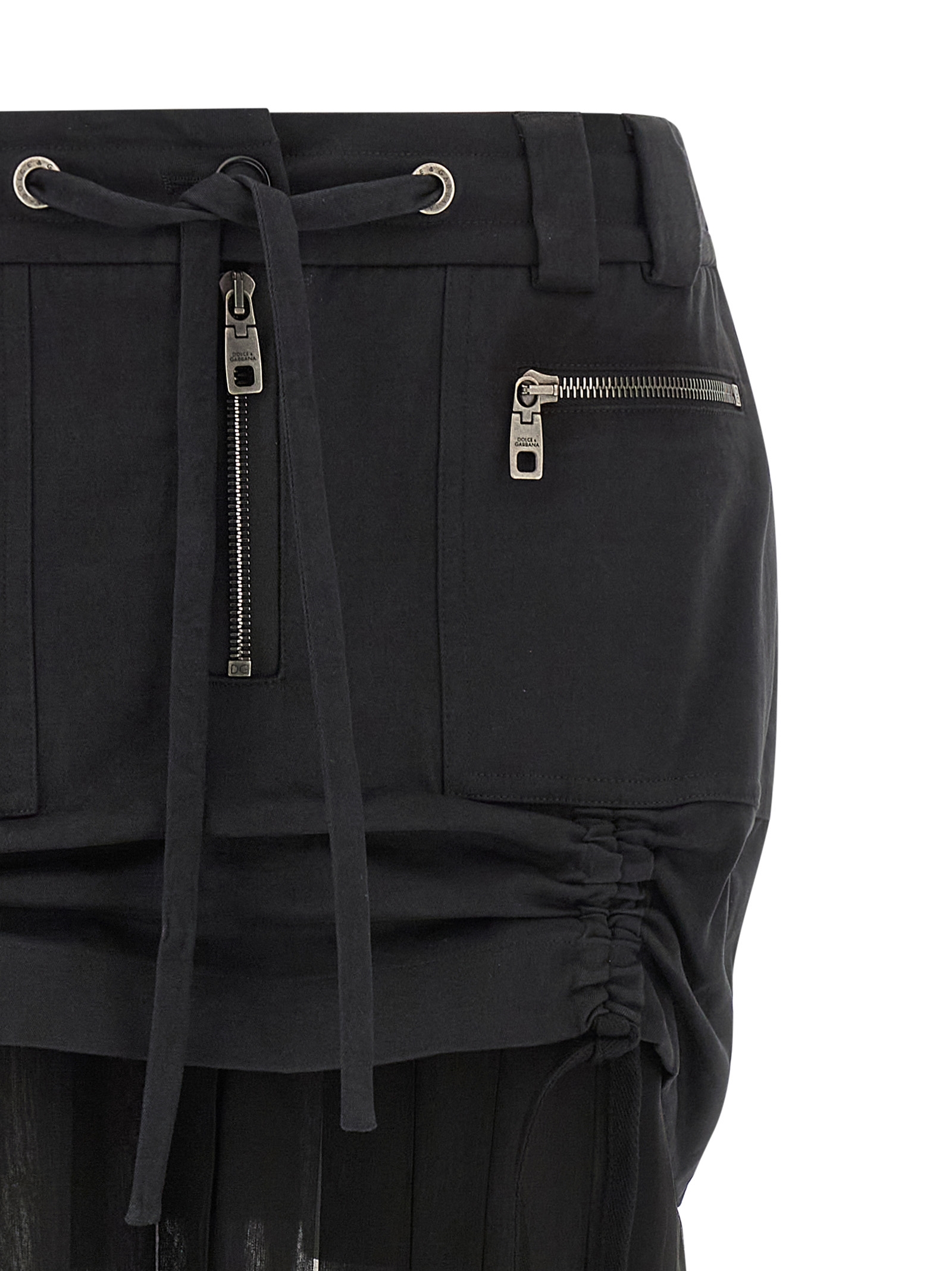 Twill and chiffon skirt F4DAOTGDDHVN0000 (Dolce & Gabbana / スカート ) | Dolce & Gabbana (ドルチェガッバーナ)(2)