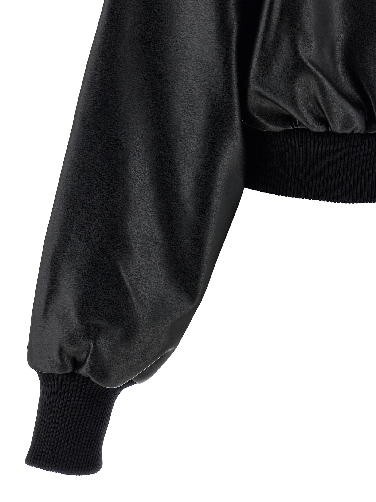 High neck bomber jacket ST3254LVR31001 (NORMA KAMALI / レザー&ファージャケット・コート ) | NORMA KAMALI (ノーマカマリ)(3)