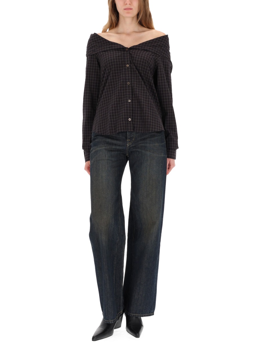 "KAONASHI" SHIRT W4252KBBLACKFAUXLUMBERJACKCHECK (OUR LEGACY / シャツ・ブラウス ) | OUR LEGACY (アワーレガシー)(1)