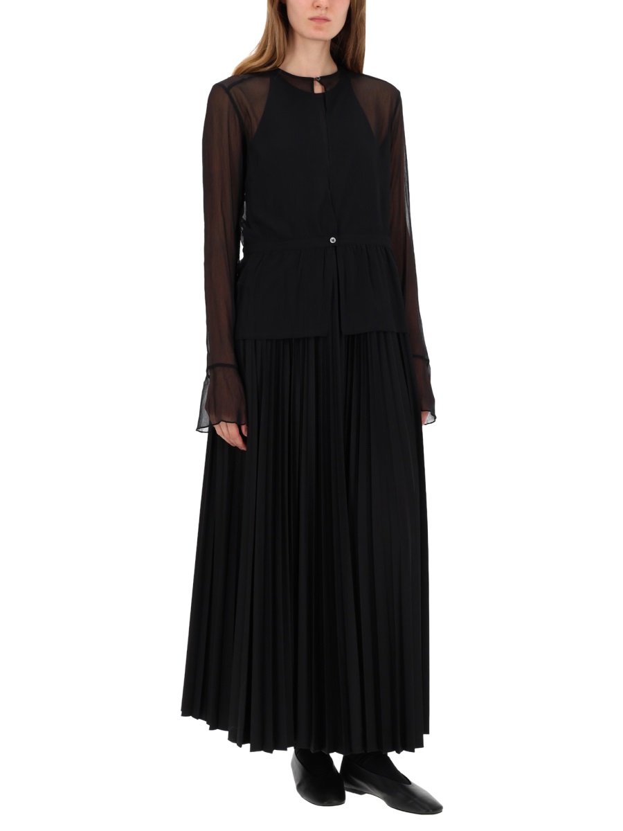 BLOUSE WITH WRINKLED FINISH W4252WCCRINKLEBLACKVEILPOLY (OUR LEGACY / シャツ・ブラウス ) | OUR LEGACY (アワーレガシー)(1)