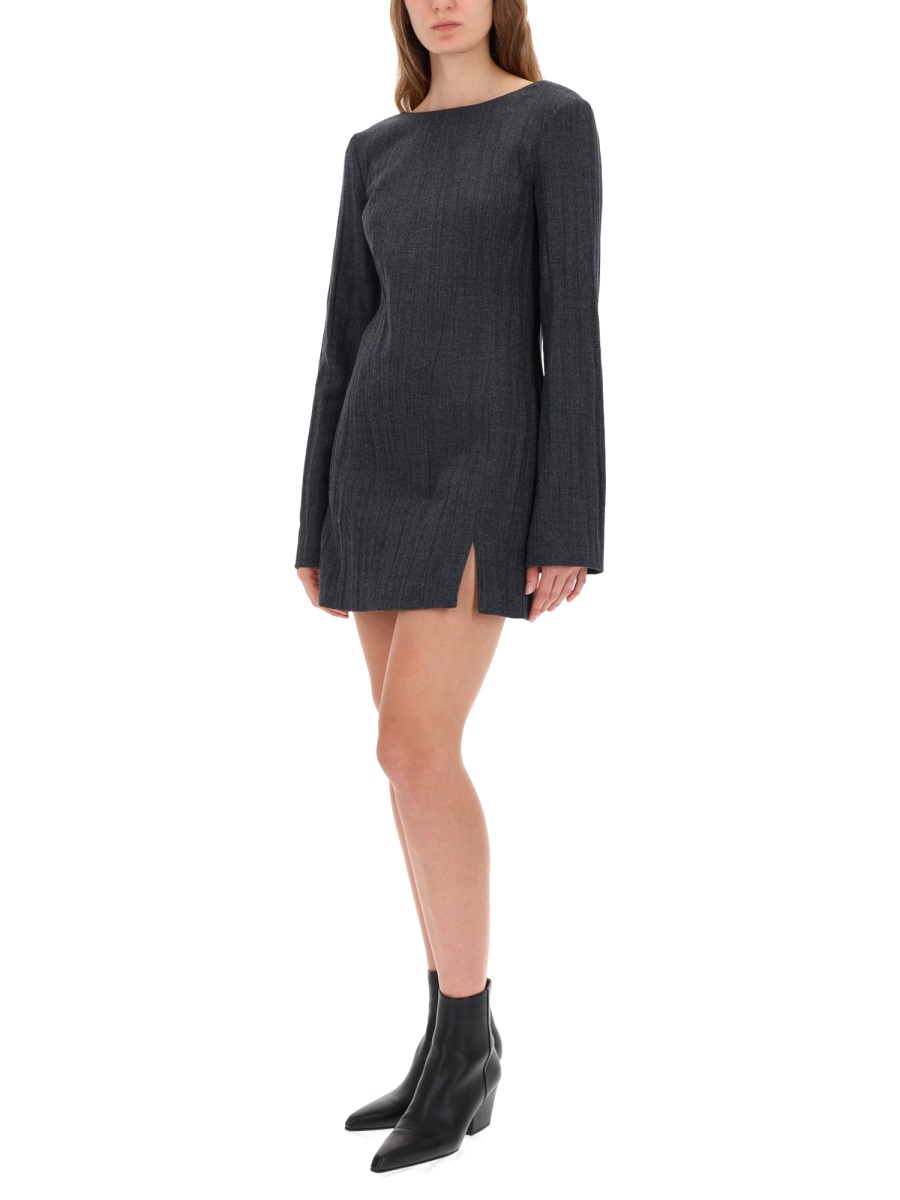 DRESS "FIRM" W4257FSSTONEGREYPLISSEWOOL (OUR LEGACY / ワンピース・ドレス・オールインワン ) | OUR LEGACY (アワーレガシー)(1)