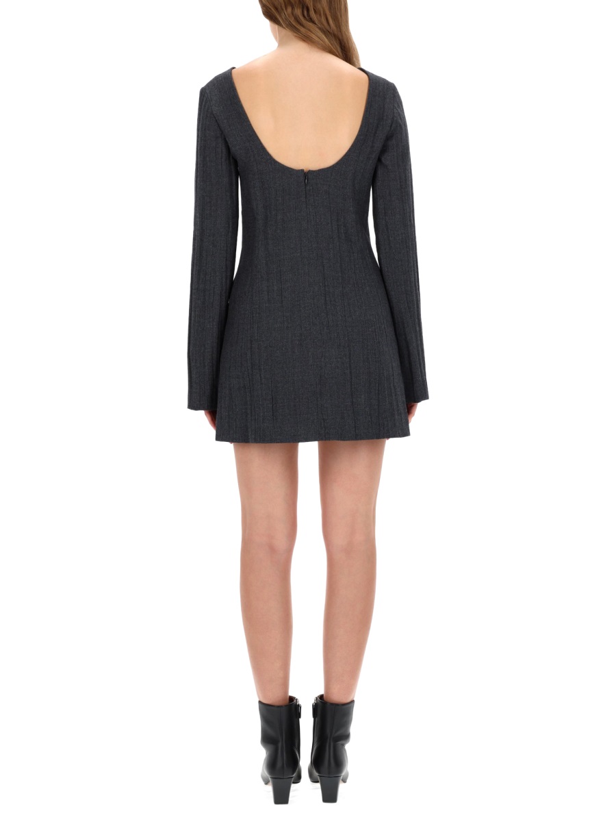 DRESS "FIRM" W4257FSSTONEGREYPLISSEWOOL (OUR LEGACY / ワンピース・ドレス・オールインワン ) | OUR LEGACY (アワーレガシー)(2)