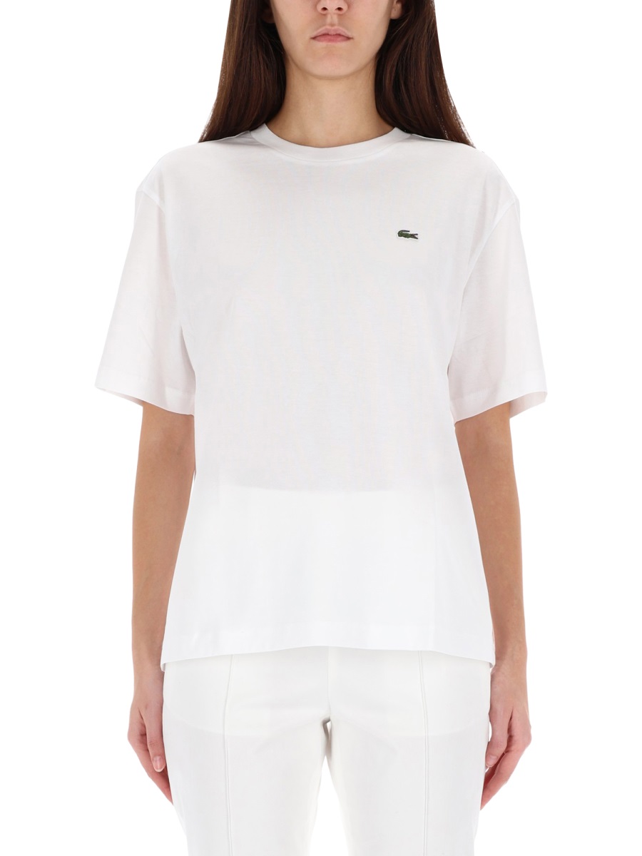 T-SHIRT WITH LOGO TF7215001 (LACOSTE / Tシャツ・カットソー ) | LACOSTE (ラコステ)