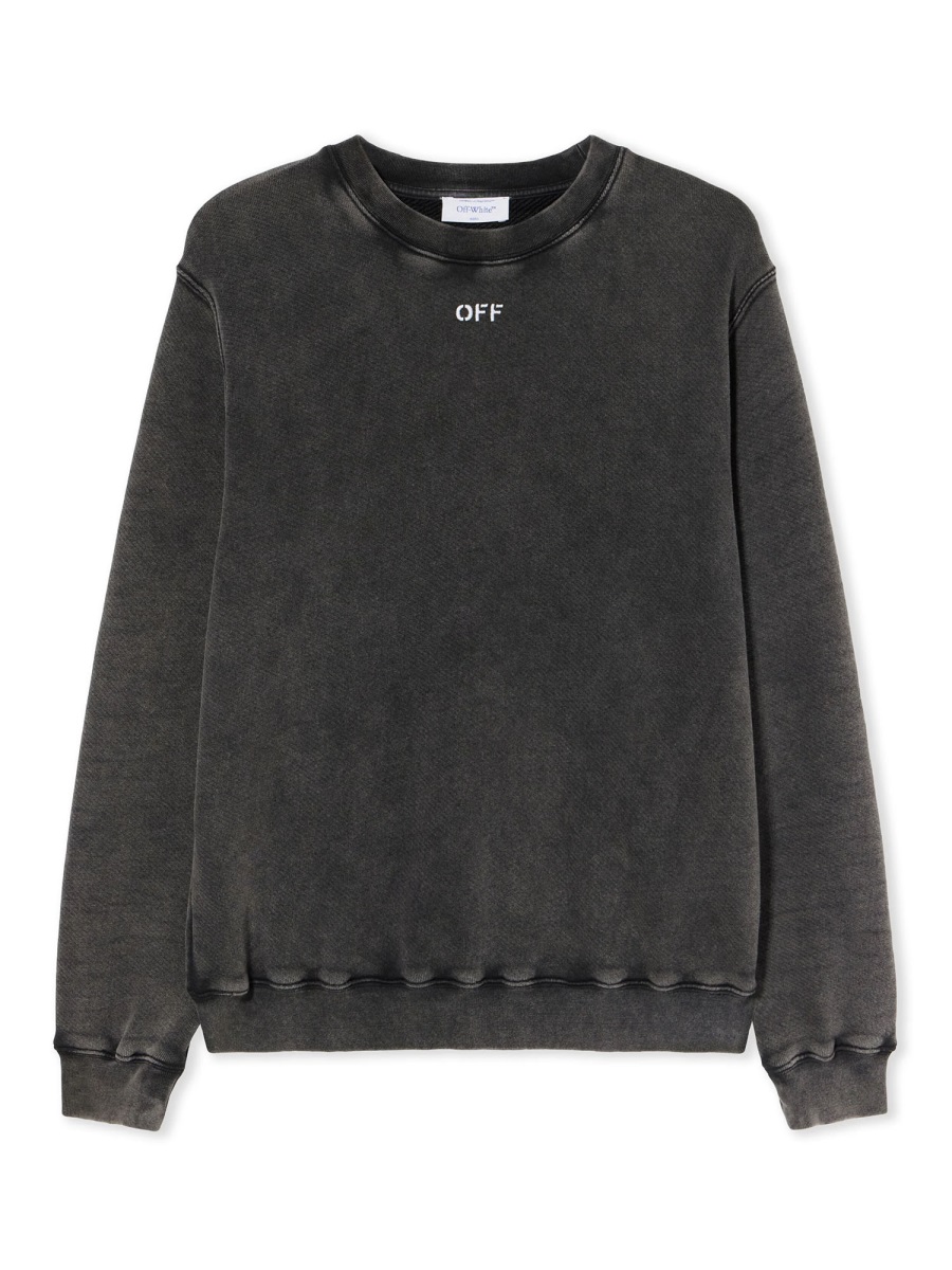 "CHECK FLAN ARROW LOGO" SWEATSHIRT OWBA055F25FLE0021301 (Off-White / スウェット・フーディー ) | Off-White (オフホワイト)