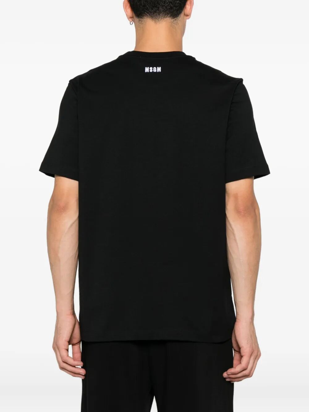 FOLLOW THE RABBIT PRINT COTTON T-SHIRT 3940MM12025779899 (MSGM / Tシャツ・カットソー ) | MSGM (エムエスジーエム)(2)