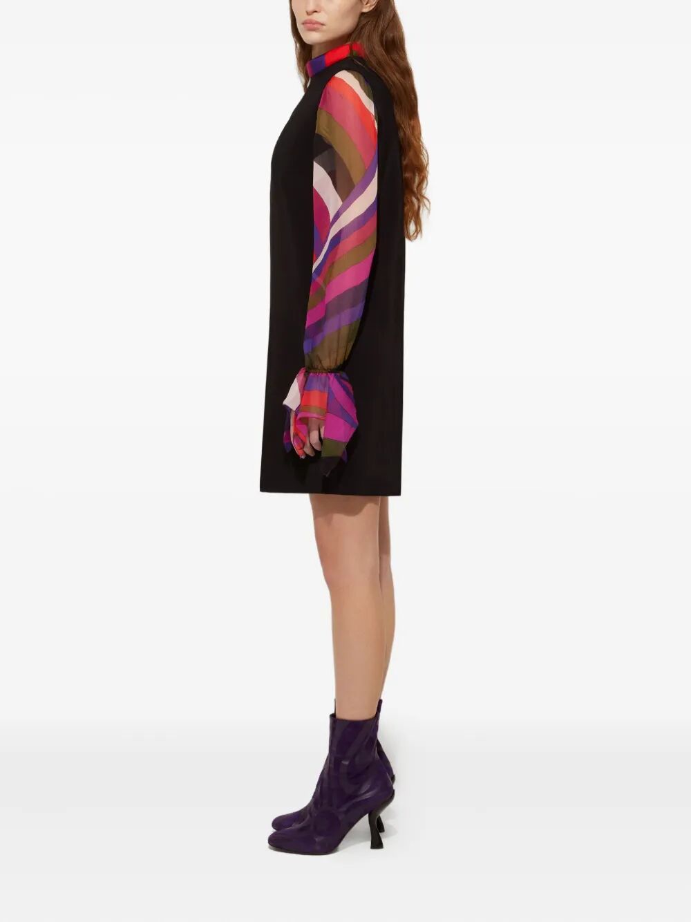 PRINTED SLEEVE HEAVY CADY SHEATH DRESS 5URG755U601999 (Emilio Pucci / ワンピース・ドレス・オールインワン ) | Emilio Pucci (エミリオプッチ)(2)
