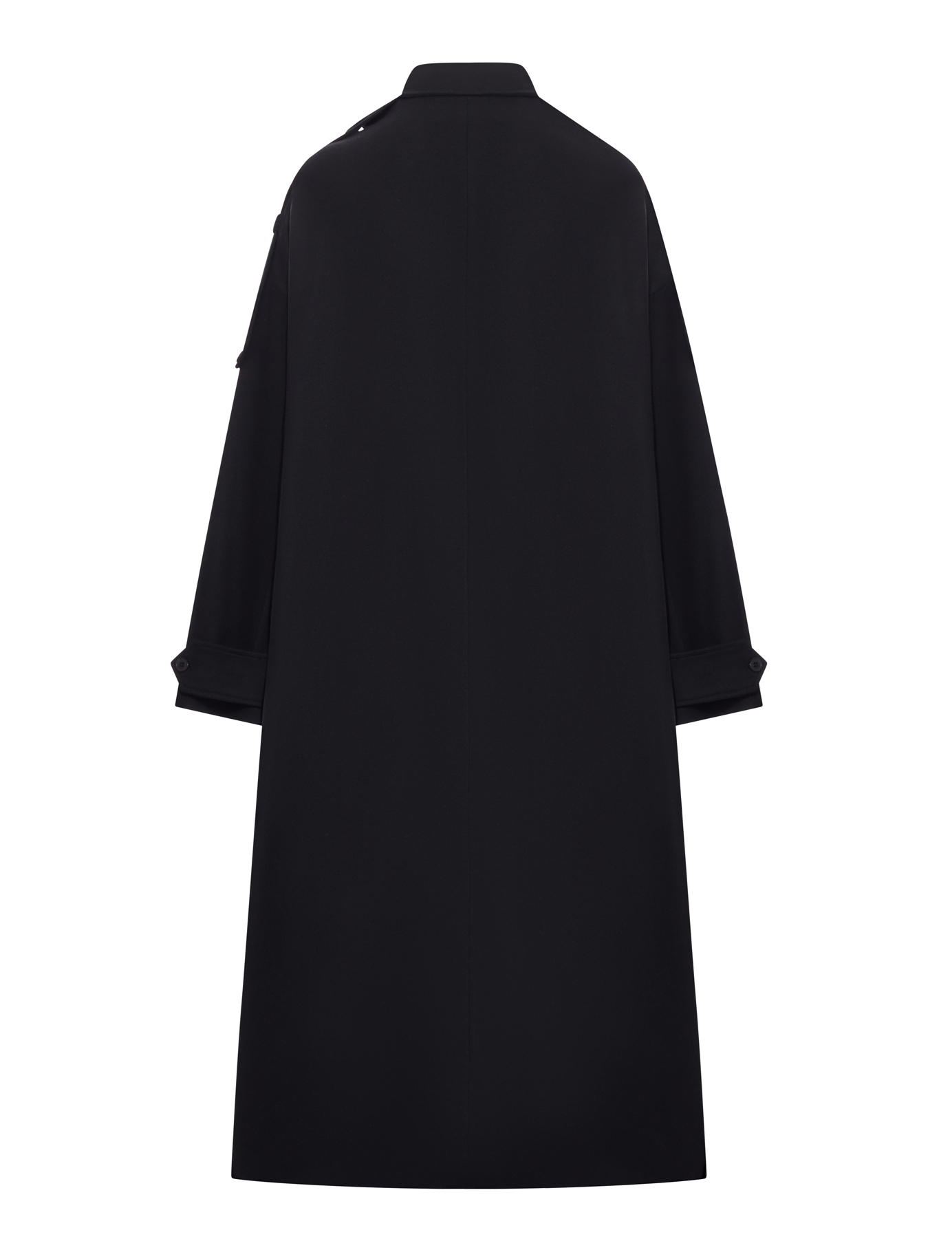 ASYMMETRIC OVERSIZED TRENCH COAT N9280BLACK (THE NINA STUDIO / コート ) | THE NINA STUDIO (ザ ニーナ スタジオ)(1)