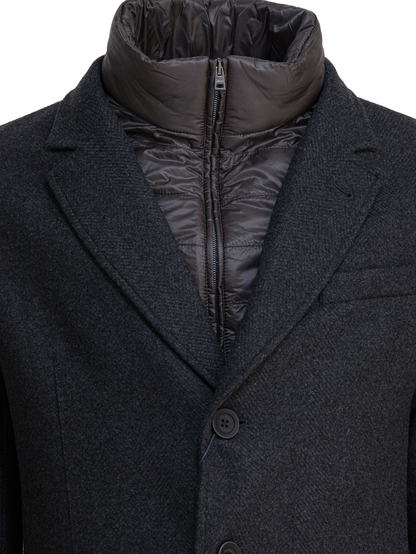 Wool coat with vest CA000216U33457R9487 (Herno / コート ) | Herno (ヘルノ)(2)