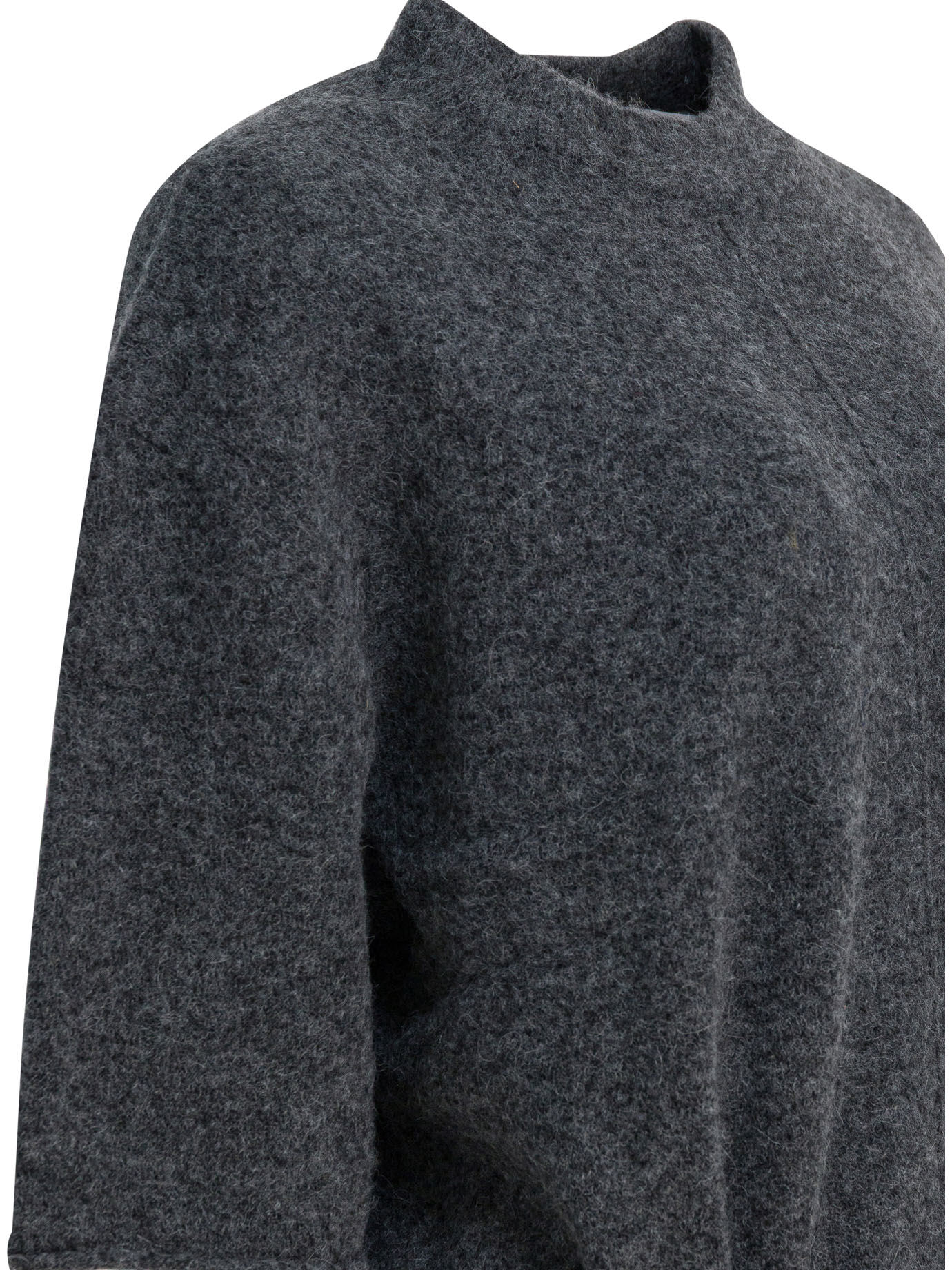 Wool-blend crew-neck sweater UM253APO11GRAPHITE (UMA WANG / ニット・セーター・カーディガン ) | UMA WANG (ユマ ワン)(2)