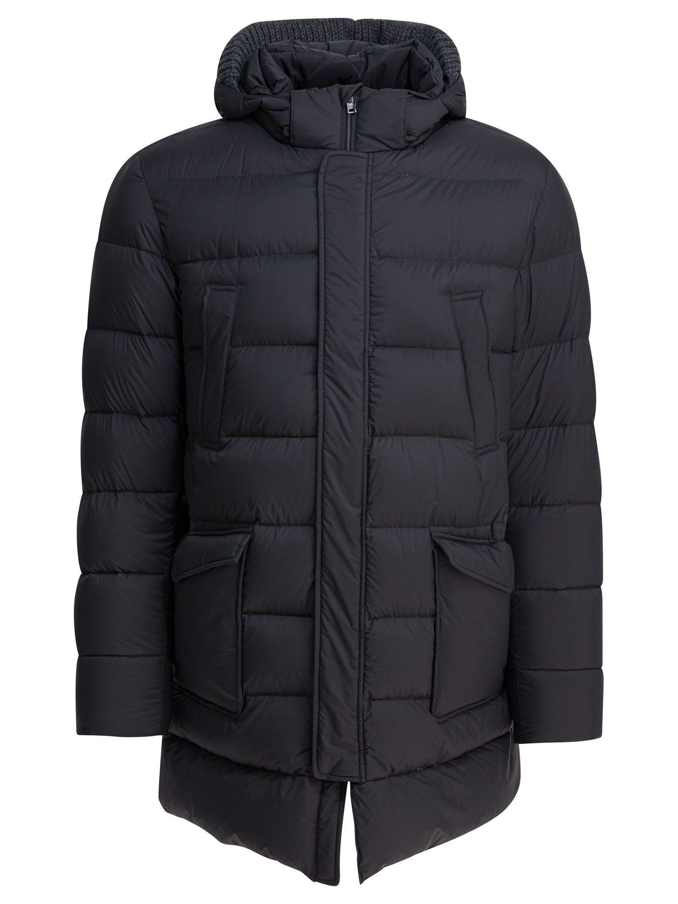 Long down jacket with hood PI003ULEM0212456Z9480 (Herno / ダウンジャケット・コート ) | Herno (ヘルノ)