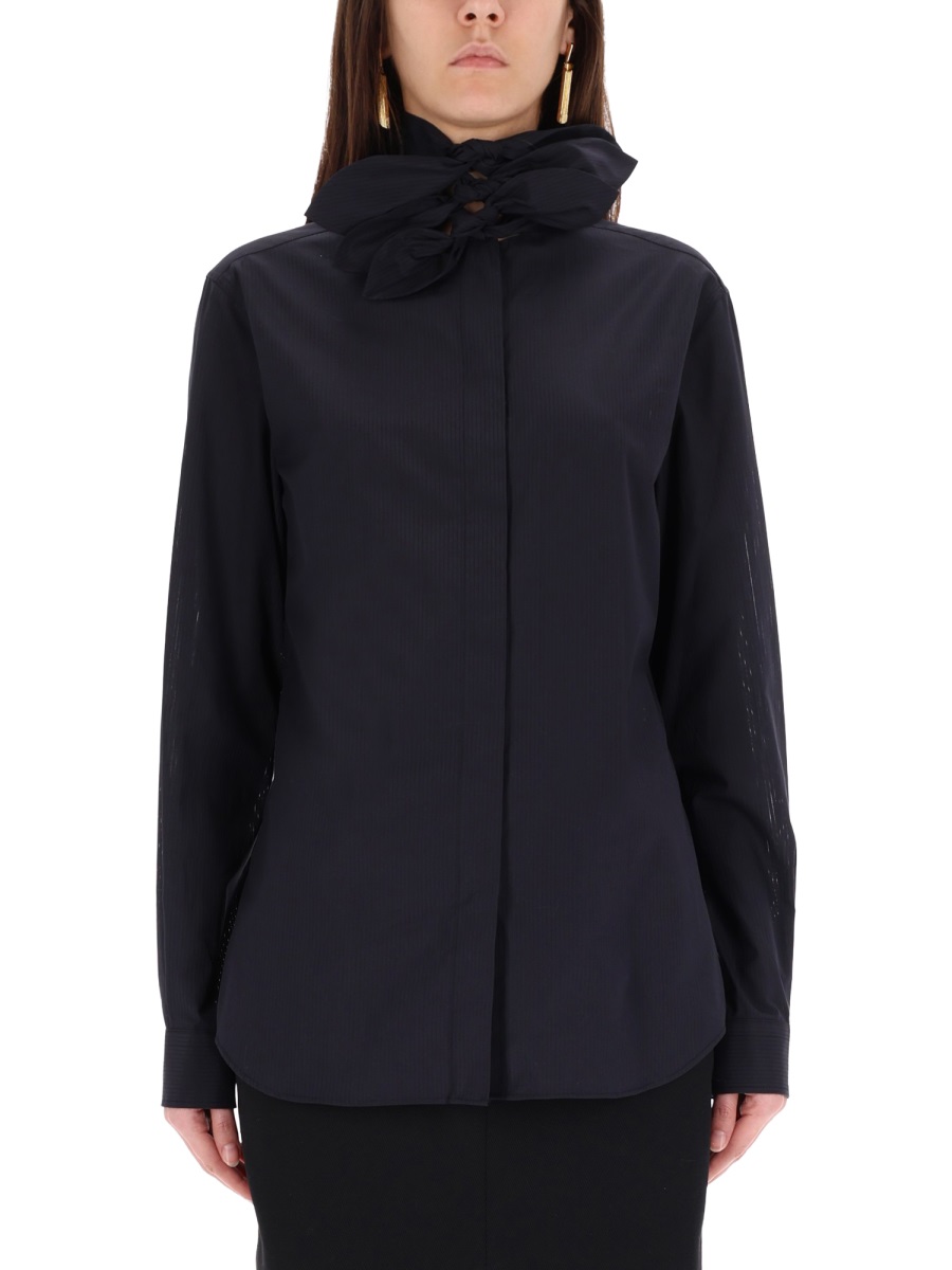 COTTON POPLIN JACQUARD SHIRT 020354321555 (MOSCHINO / シャツ・ブラウス ) | MOSCHINO (モスキーノ)