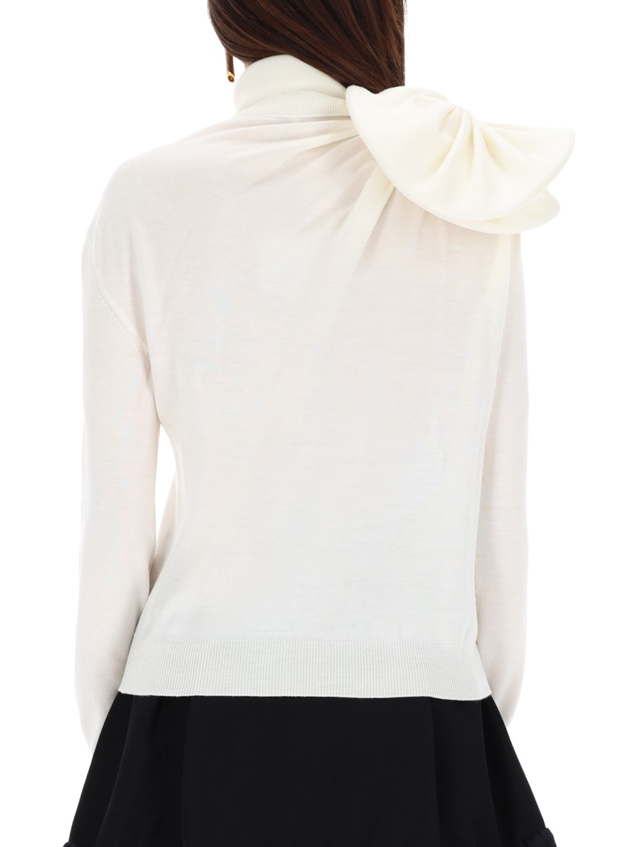 MESH WITH FLOWER DETAIL 090354010001 (MOSCHINO / ニット・セーター・カーディガン ) | MOSCHINO (モスキーノ)(2)