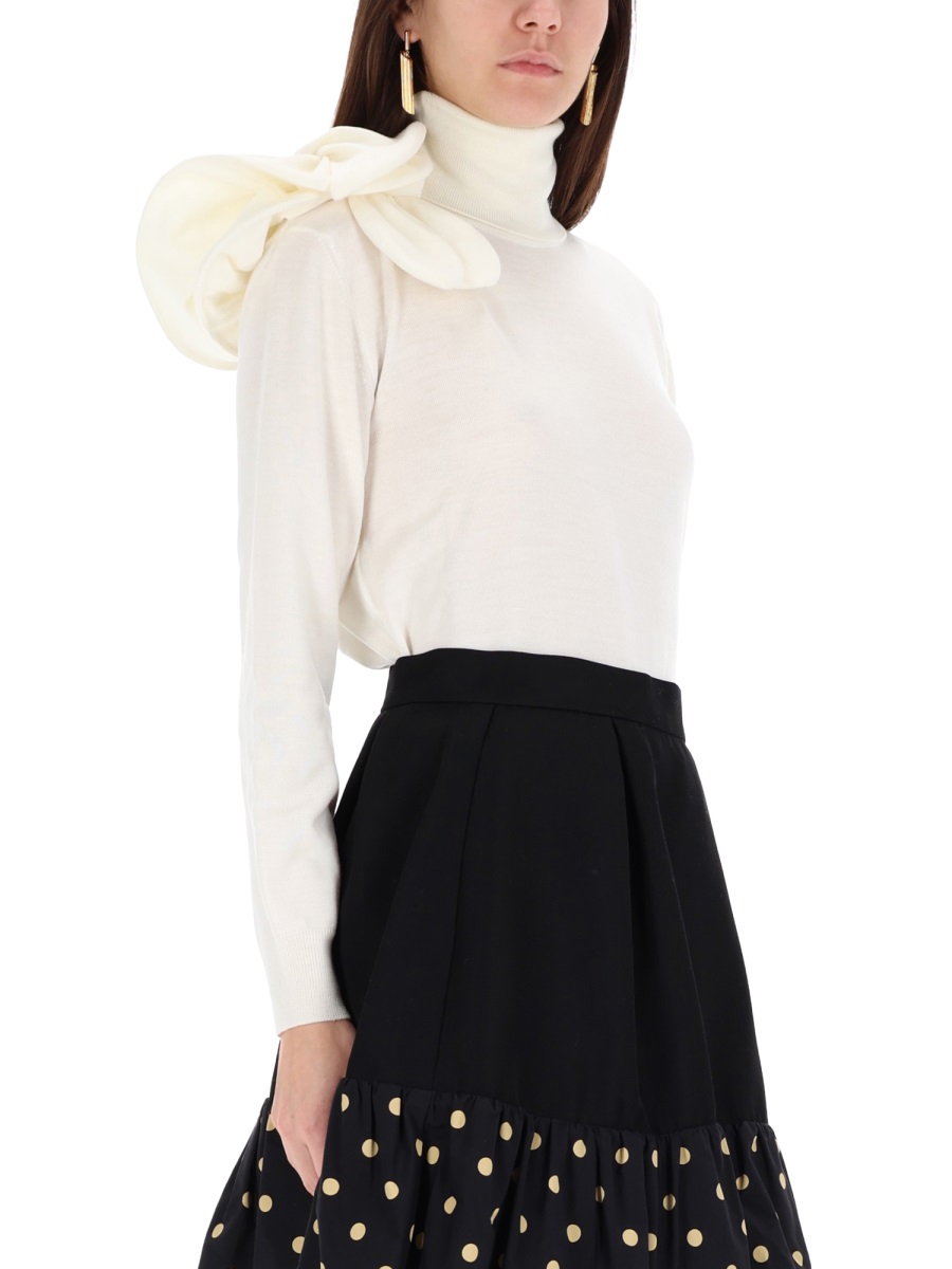 MESH WITH FLOWER DETAIL 090354010001 (MOSCHINO / ニット・セーター・カーディガン ) | MOSCHINO (モスキーノ)(3)