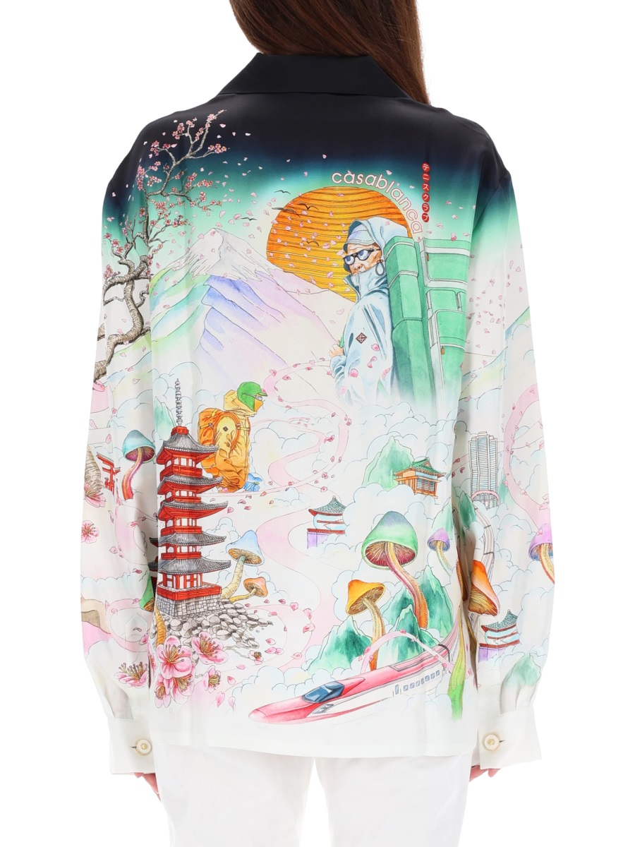 "FLOWER" PRINT SHIRT WAW25SH2450404FLOWERS (Casablanca / シャツ・ブラウス ) | Casablanca (カサブランカ)(2)