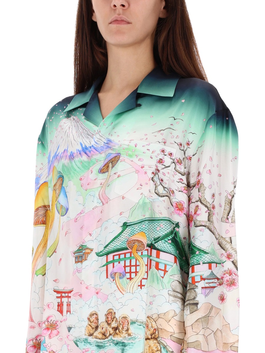 "FLOWER" PRINT SHIRT WAW25SH2450404FLOWERS (Casablanca / シャツ・ブラウス ) | Casablanca (カサブランカ)(3)