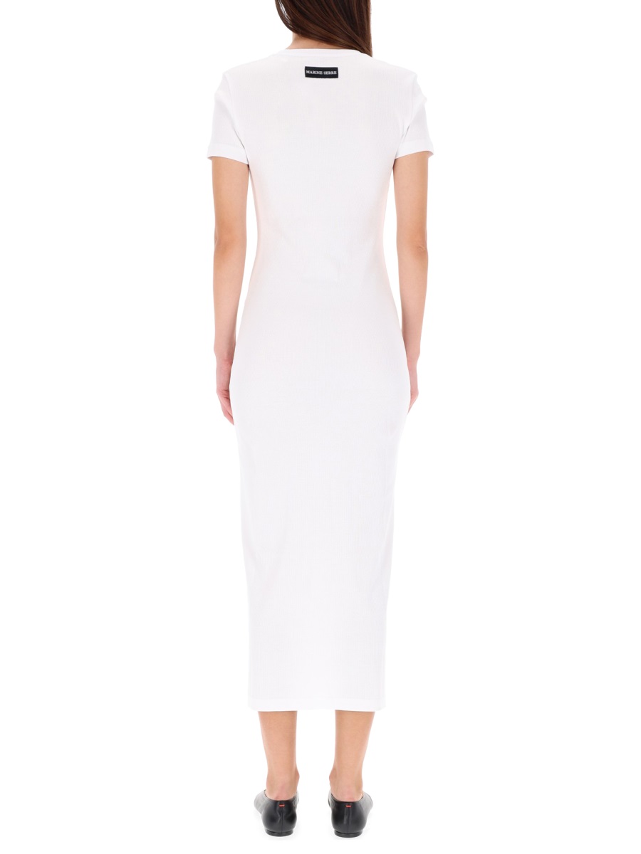 MIDI DRESS "MOON" WDR057ACJER0011WH10 (MARINE SERRE / ワンピース・ドレス・オールインワン ) | MARINE SERRE (マリーン セル)(2)
