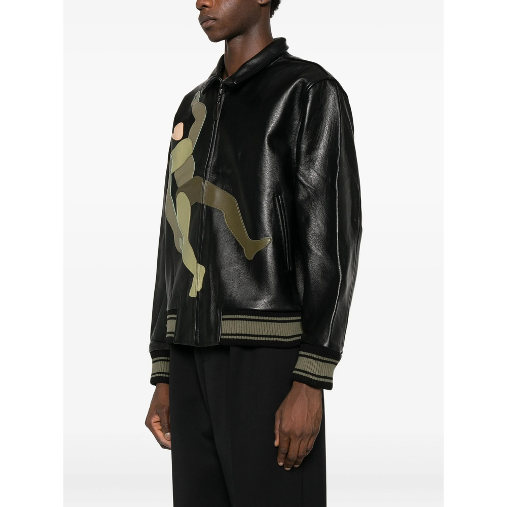 Leather Outerwear Kidsuper OW36FALLINGBLACK (KidSuper Studios / レザー&ファージャケット・コート ) | KidSuper Studios (キッドスーパー ストゥディオス)(1)