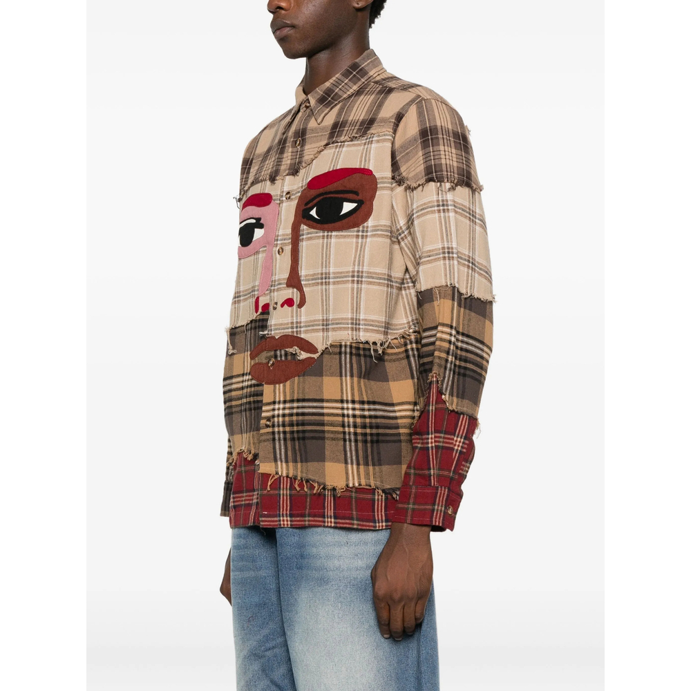 Shirt Kidsuper LTP04PATCHWORKERED (KidSuper Studios / シャツ・ブラウス ) | KidSuper Studios (キッドスーパー ストゥディオス)(1)