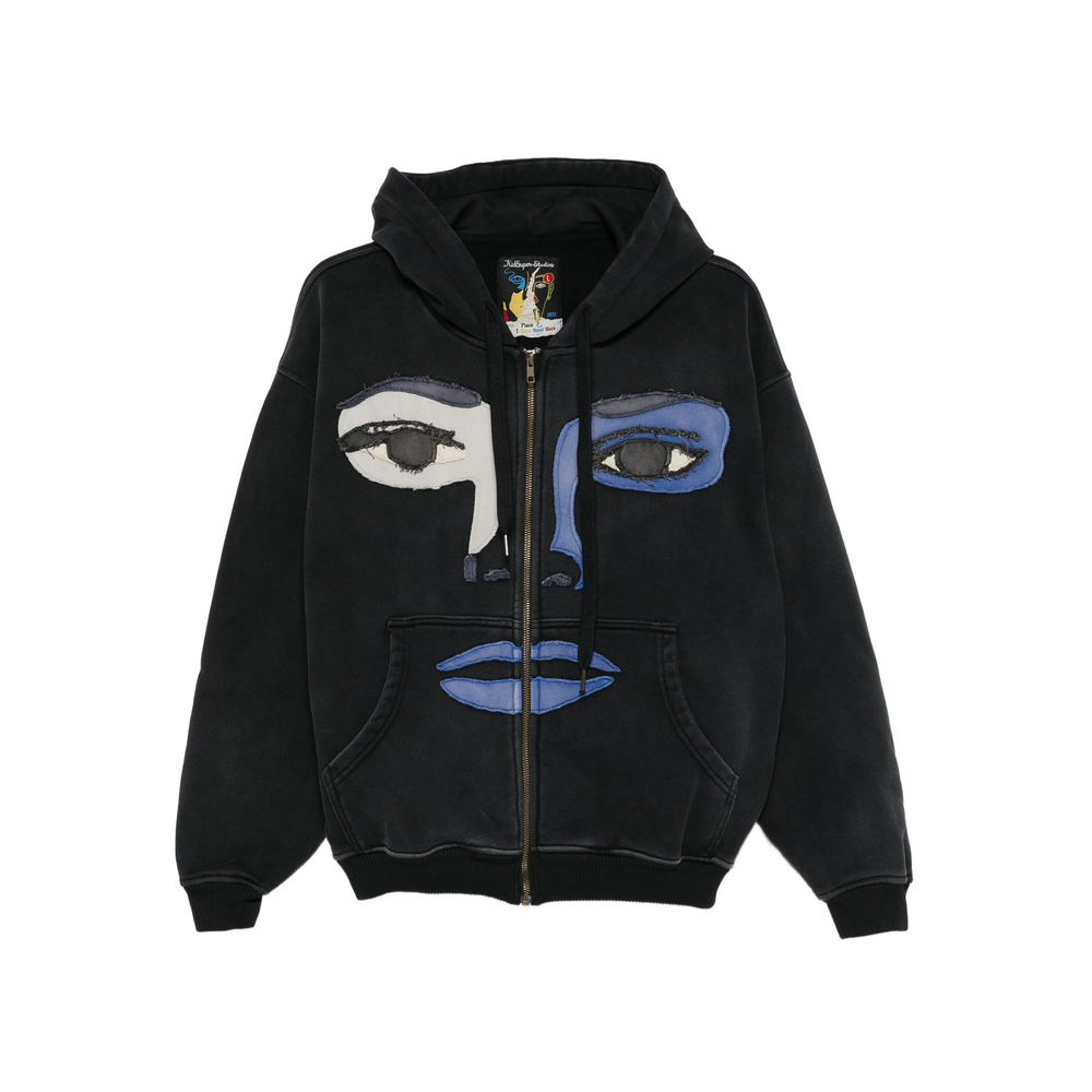 Sweatshirt Kidsuper HD05PATCHWORKBLACK (KidSuper Studios / スウェット・フーディー ) | KidSuper Studios (キッドスーパー ストゥディオス)