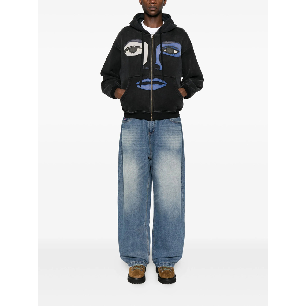Sweatshirt Kidsuper HD05PATCHWORKBLACK (KidSuper Studios / スウェット・フーディー ) | KidSuper Studios (キッドスーパー ストゥディオス)(3)