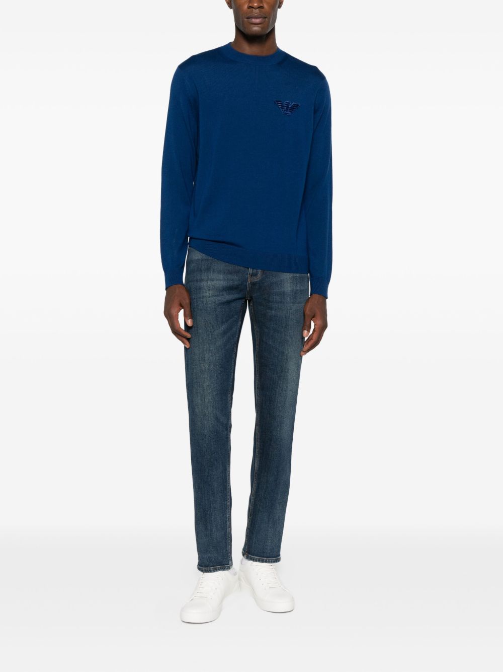 Emporio Armani Sweaters Blue EM002419AF14158UB079 (EMPORIO ARMANI / ニット・セーター・カーディガン ) | EMPORIO ARMANI (エンポリオ アルマーニ)(2)