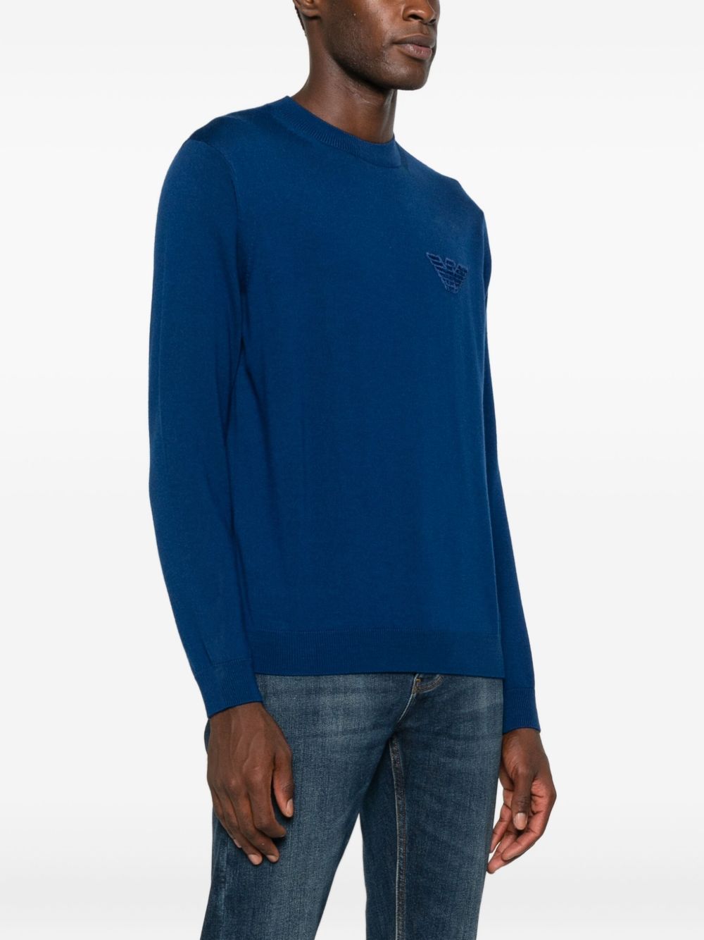 Emporio Armani Sweaters Blue EM002419AF14158UB079 (EMPORIO ARMANI / ニット・セーター・カーディガン ) | EMPORIO ARMANI (エンポリオ アルマーニ)(4)
