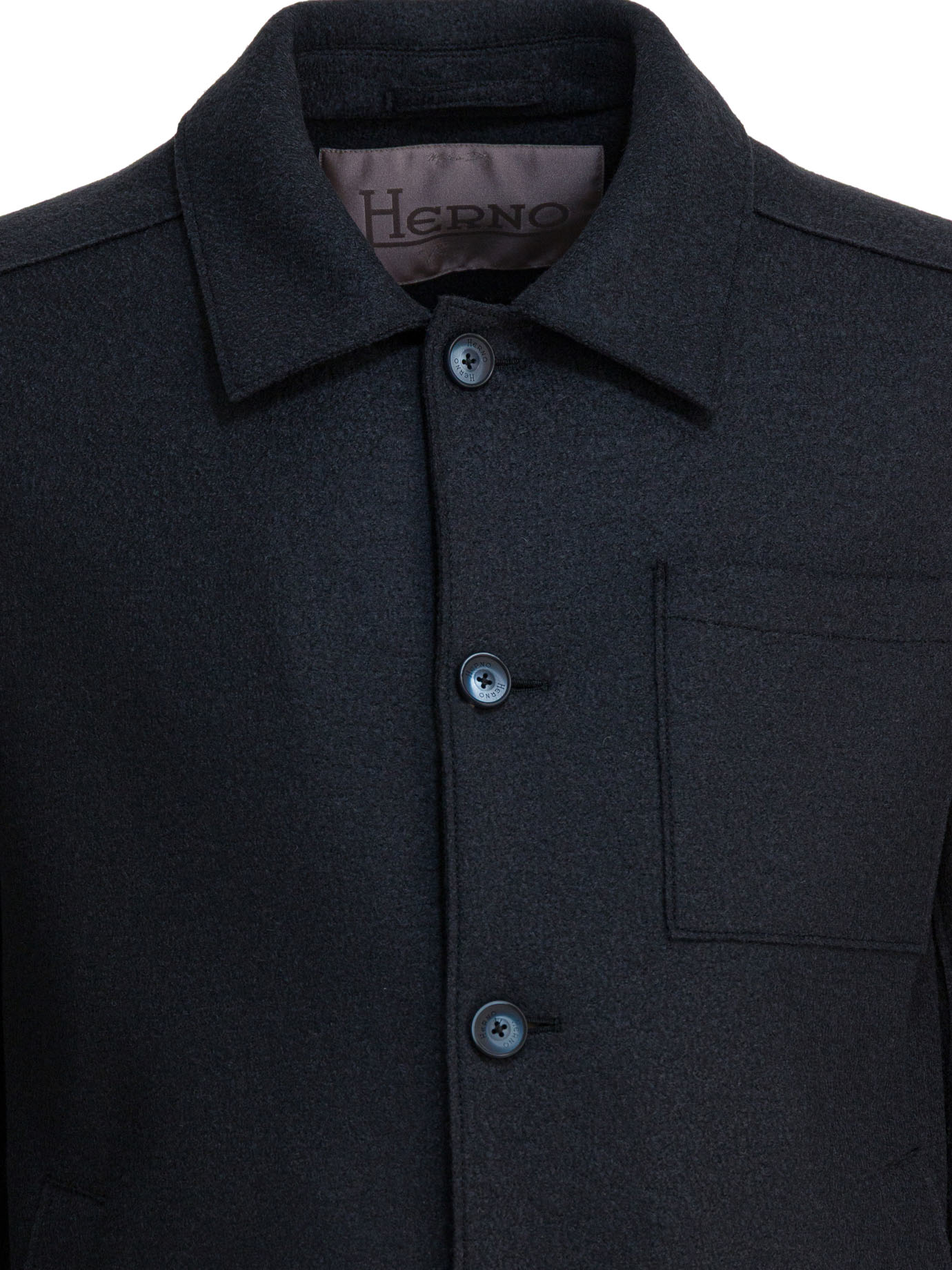 Virgin wool overshirt jacket GI00090UR333729287 (Herno / カジュアルジャケット ) | Herno (ヘルノ)(2)