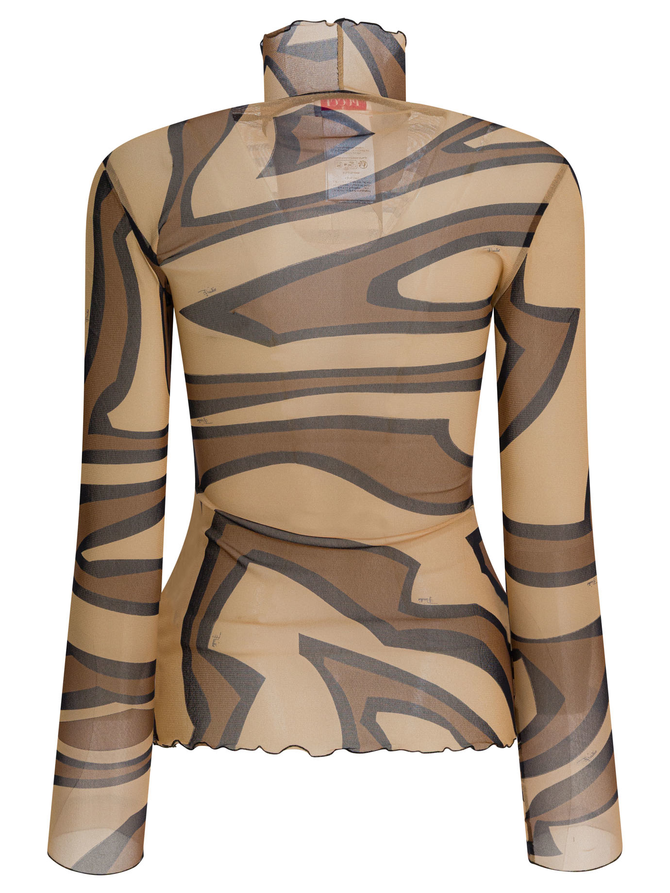 Labirinto print tulle T-shirt 5UJM155U749050 (Emilio Pucci / Tシャツ・カットソー ) | Emilio Pucci (エミリオプッチ)(1)