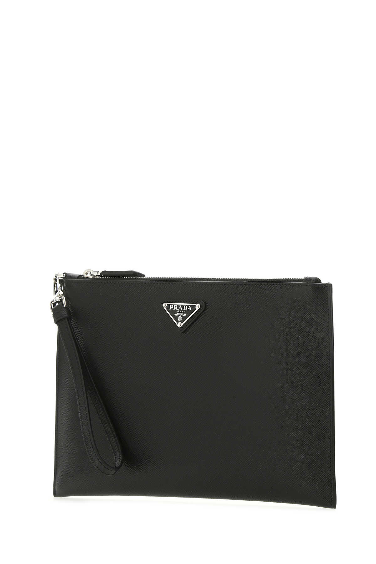 Black leather clutch 2NH005PN9F0002 (Prada / クラッチバッグ・ポーチ ) | Prada (プラダ)(1)