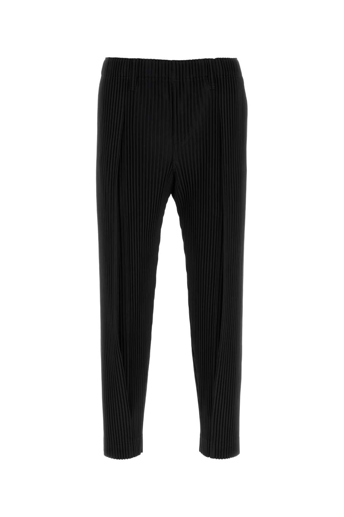 Black polyester pant HP58JF15315 (HOMME PLISSÉ ISSEY MIYAKE / パンツ ) | HOMME PLISSÉ ISSEY MIYAKE (オムプリッセ イッセイ ミヤケ)
