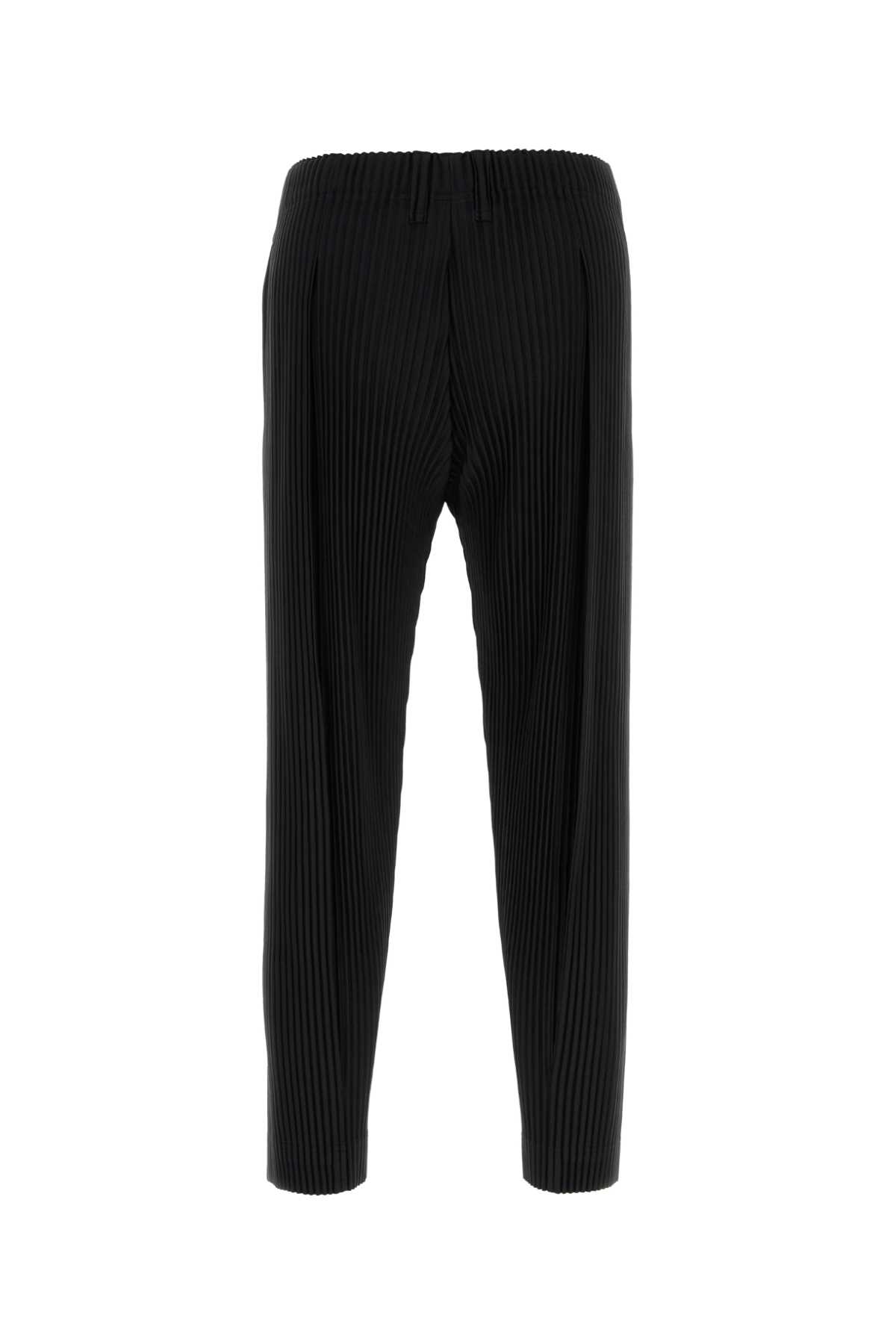 Black polyester pant HP58JF15315 (HOMME PLISSÉ ISSEY MIYAKE / パンツ ) | HOMME PLISSÉ ISSEY MIYAKE (オムプリッセ イッセイ ミヤケ)(1)