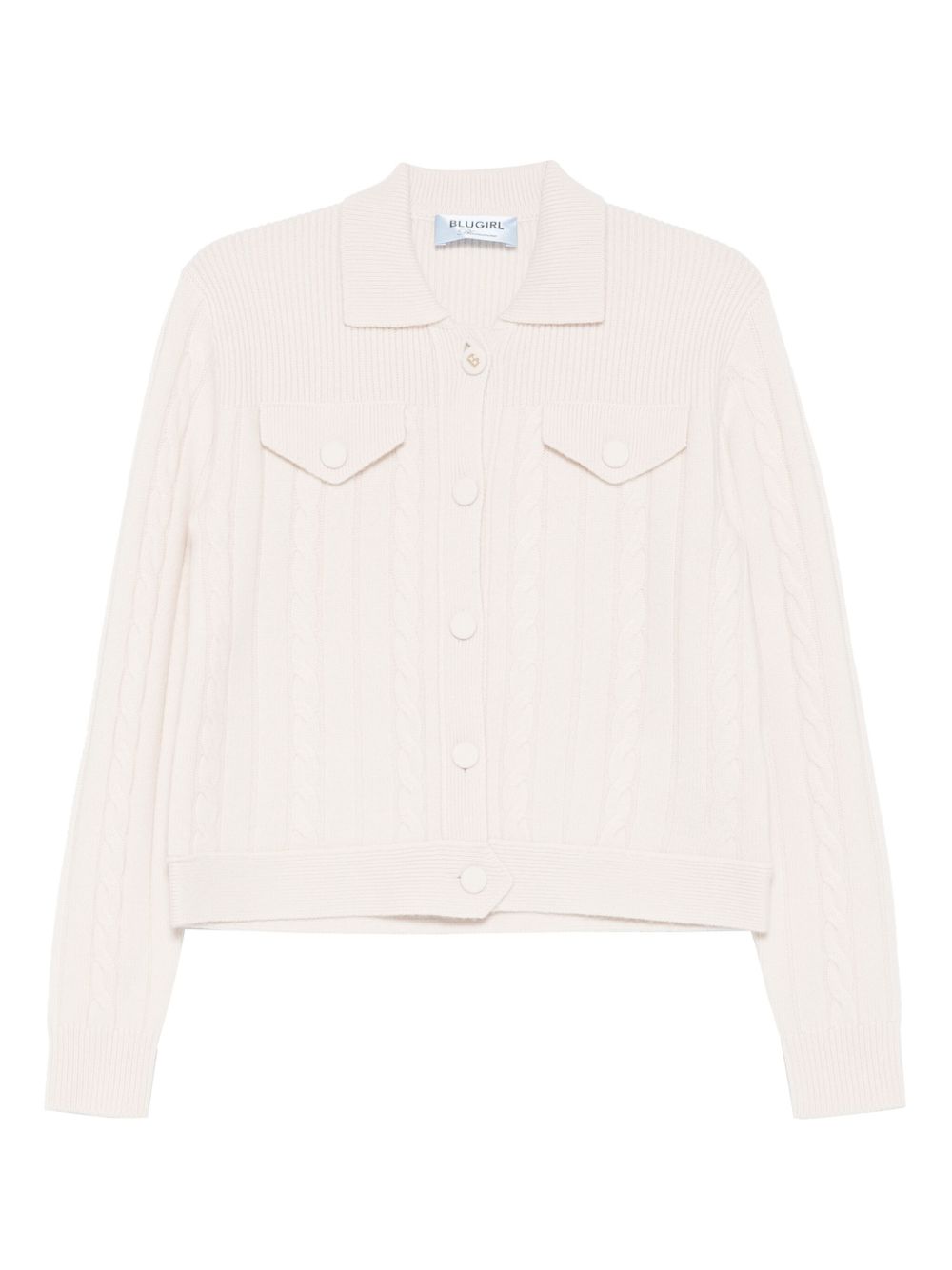 Blugirl Sweaters Beige RF5249MA38R30003 (BLUGIRL / ニット・セーター・カーディガン ) | BLUGIRL (ブルーガール)