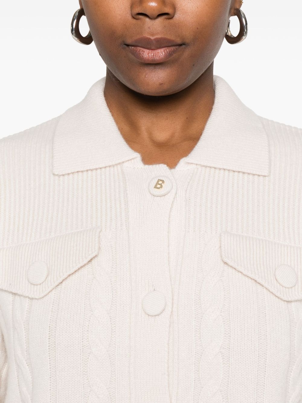 Blugirl Sweaters Beige RF5249MA38R30003 (BLUGIRL / ニット・セーター・カーディガン ) | BLUGIRL (ブルーガール)(1)