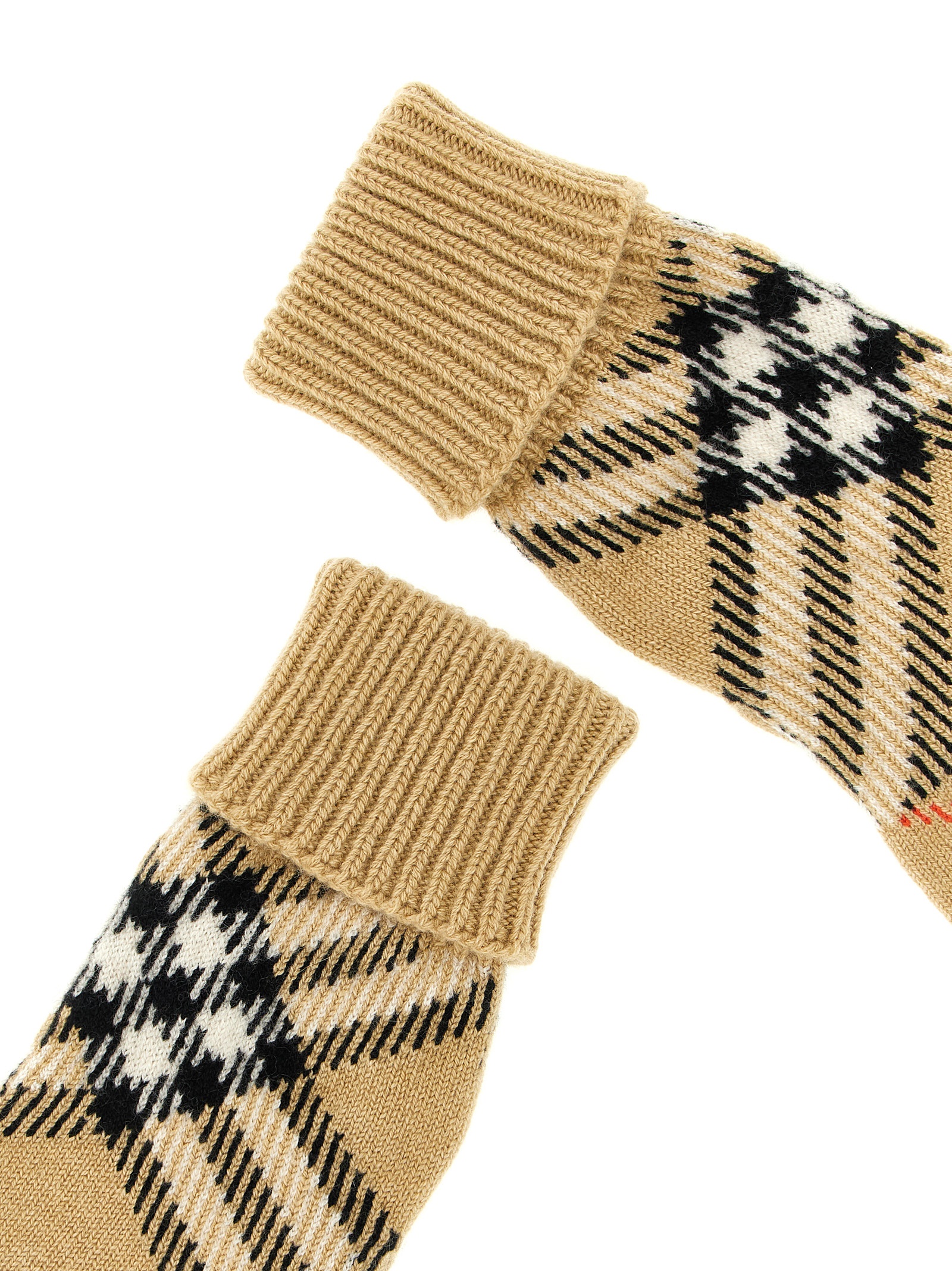 Check cashmere gloves 8114774SAND (Burberry / グローブ ) | Burberry (バーバリー)(2)