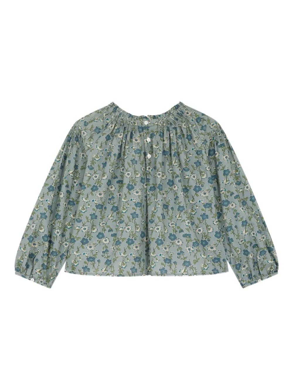 BLANDINE ORGANIC COTTON GATHERED BLOUSE W05GBLW00022543 (Bonpoint / シャツ・ブラウス ) | Bonpoint (ボンポワン)(1)