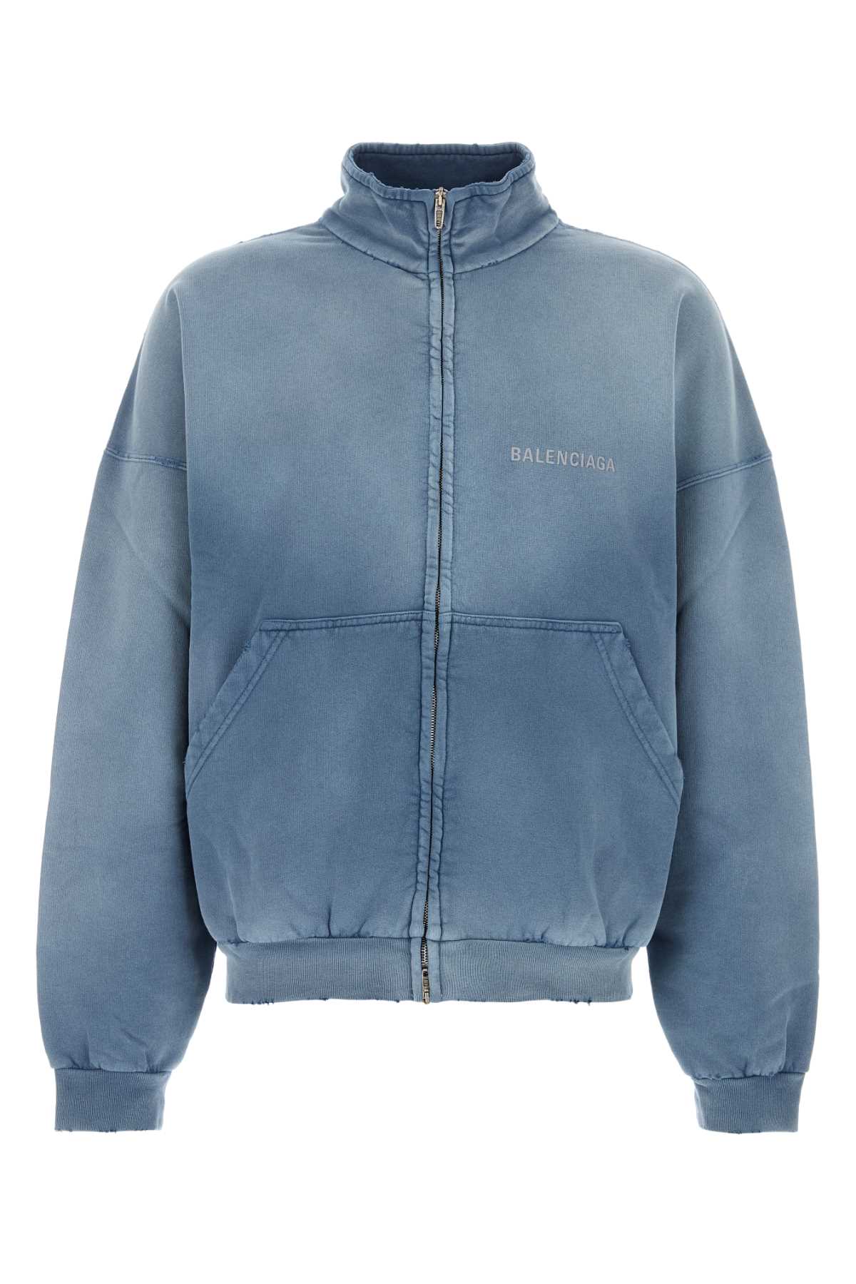 Light blue cotton sweatshirt 844162TSVP14530 (Balenciaga / カジュアルジャケット ) | Balenciaga (バレンシアガ)