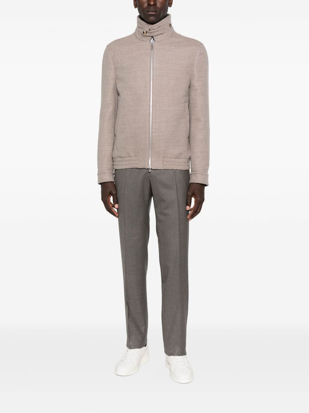 High-Neck Wool Jacket With Zip MY4966379CNH07 (Brunello Cucinelli / カジュアルジャケット ) | Brunello Cucinelli (ブルネロ・クチネリ)(2)