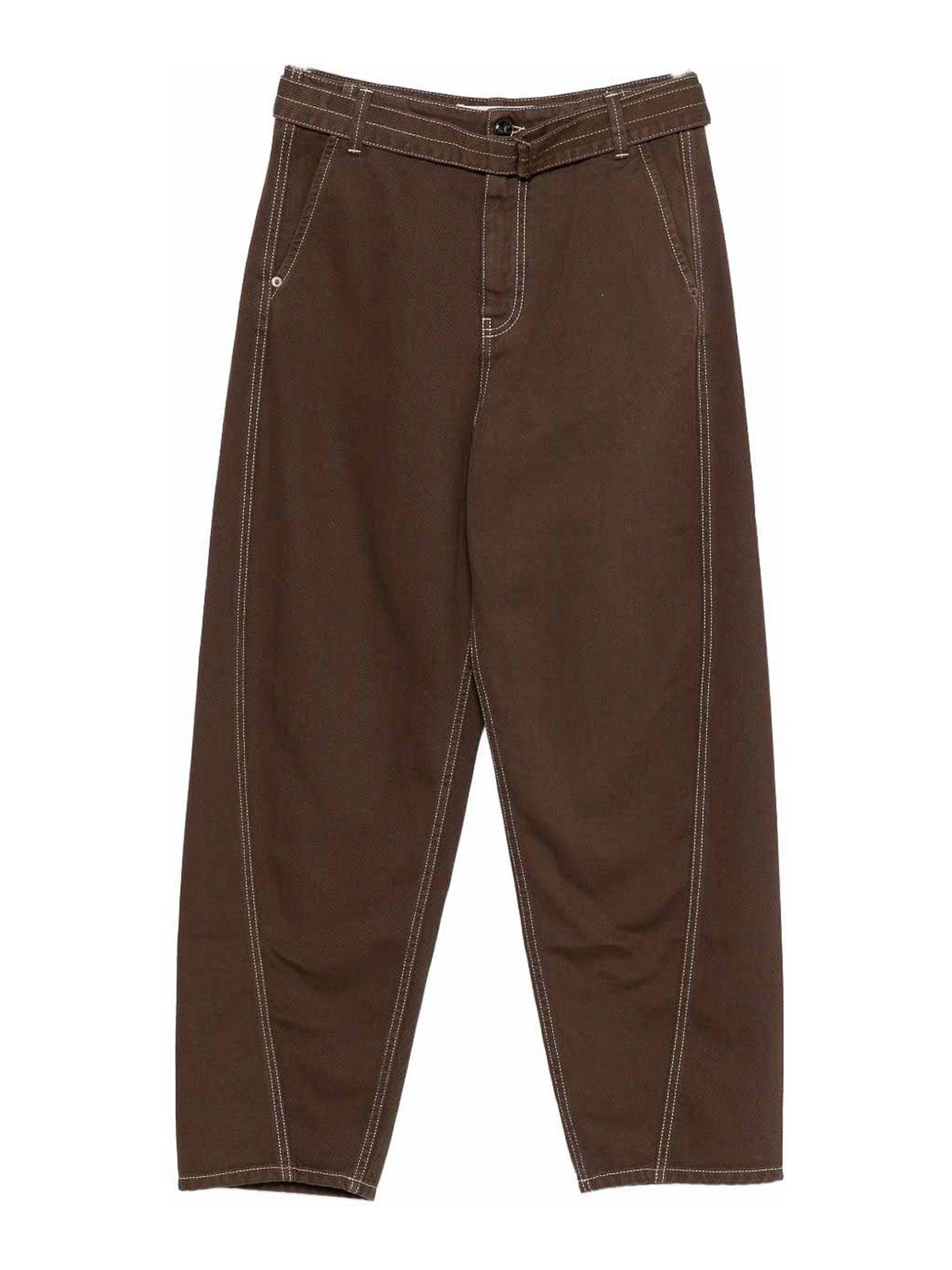 Brown Cotton Jeans Y5WY03U890 (SEMICOUTURE / ジーンズ ) | SEMICOUTURE (セミクチュール)