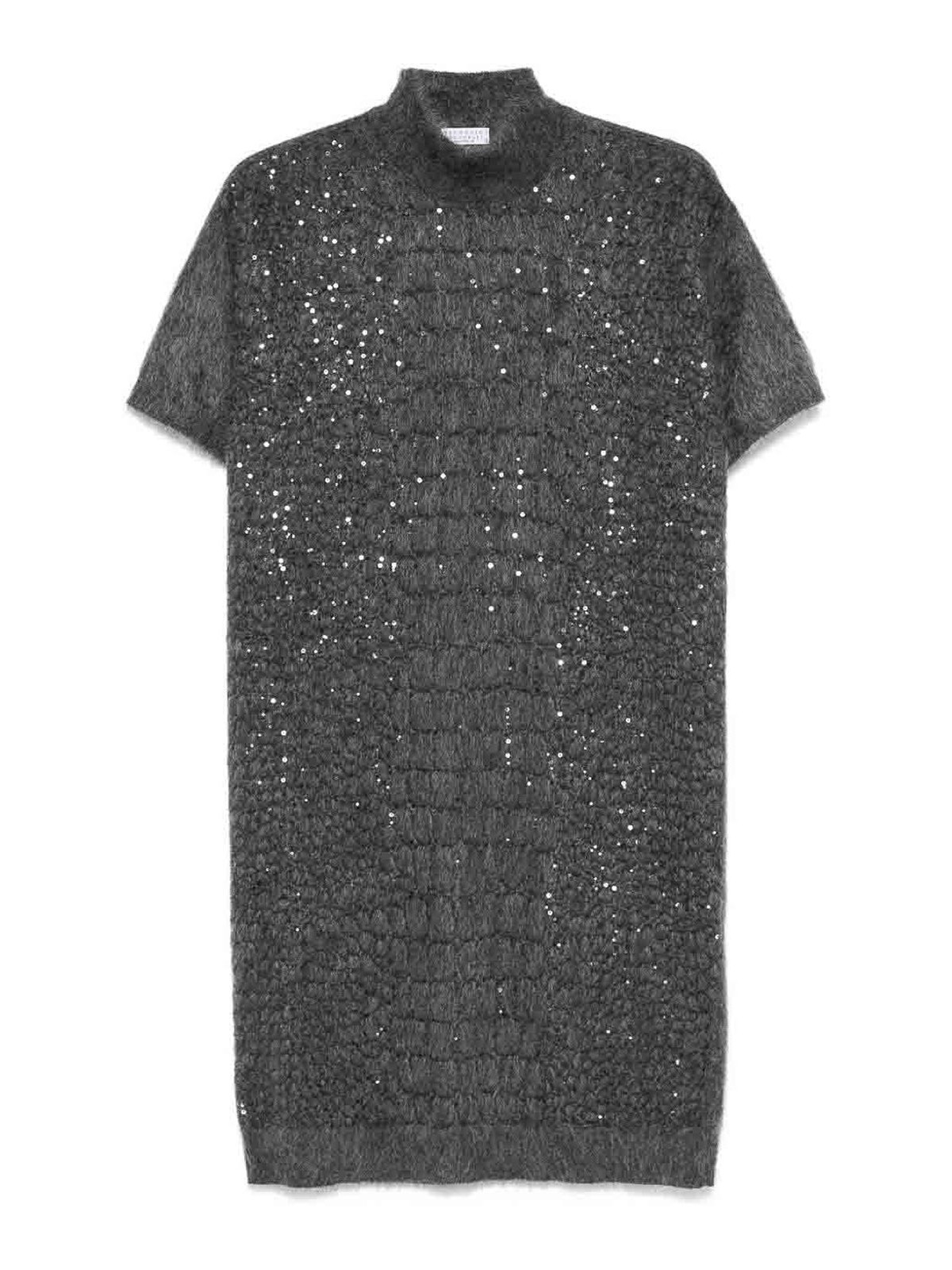 Short Dress MBP240A94PCGT88 (Brunello Cucinelli / ワンピース・ドレス・オールインワン ) | Brunello Cucinelli (ブルネロ・クチネリ)