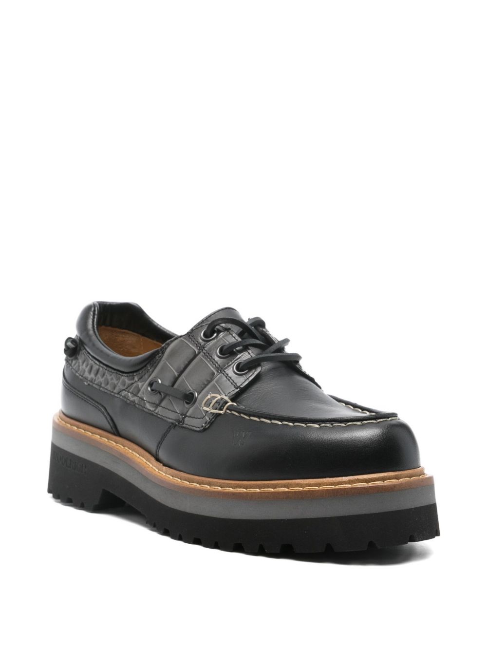 Woolrich Flat shoes Black WFW252590BJ0AJ (WOOLRICH / レースアップ ) | WOOLRICH (ウールリッチ)(1)