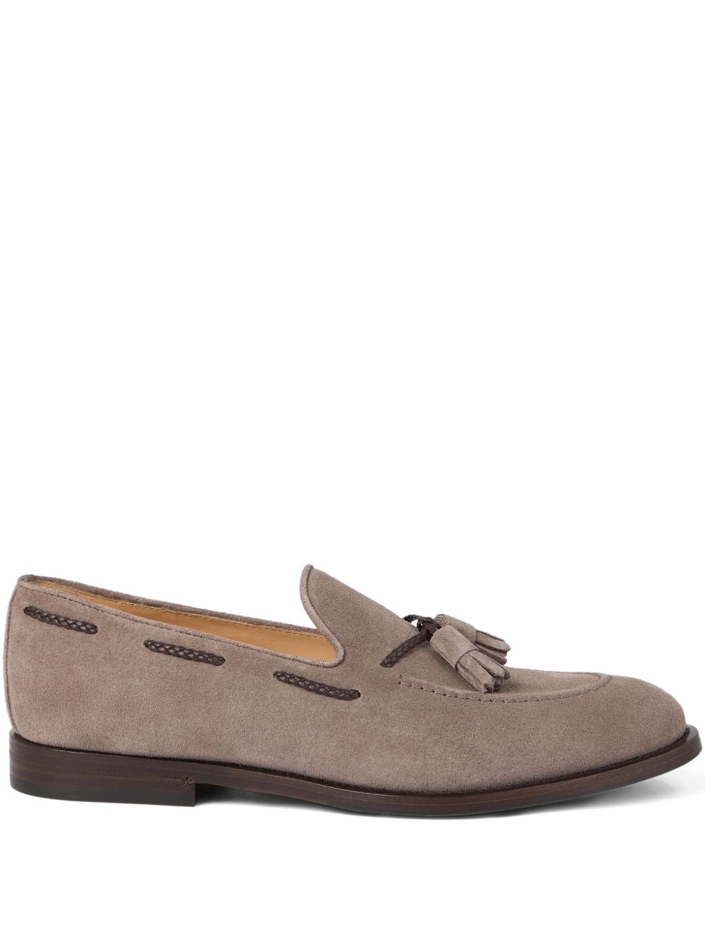 Brunello Cucinelli Flat shoes Grey MZUPEAU713C2637 (Brunello Cucinelli / ローファー ) | Brunello Cucinelli (ブルネロ・クチネリ)