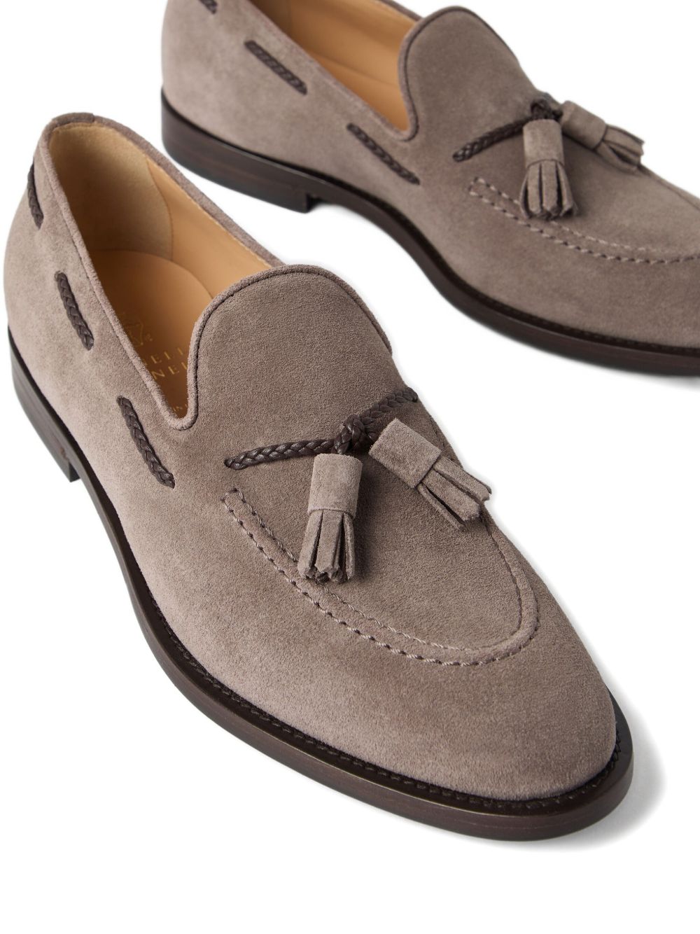 Brunello Cucinelli Flat shoes Grey MZUPEAU713C2637 (Brunello Cucinelli / ローファー ) | Brunello Cucinelli (ブルネロ・クチネリ)(2)