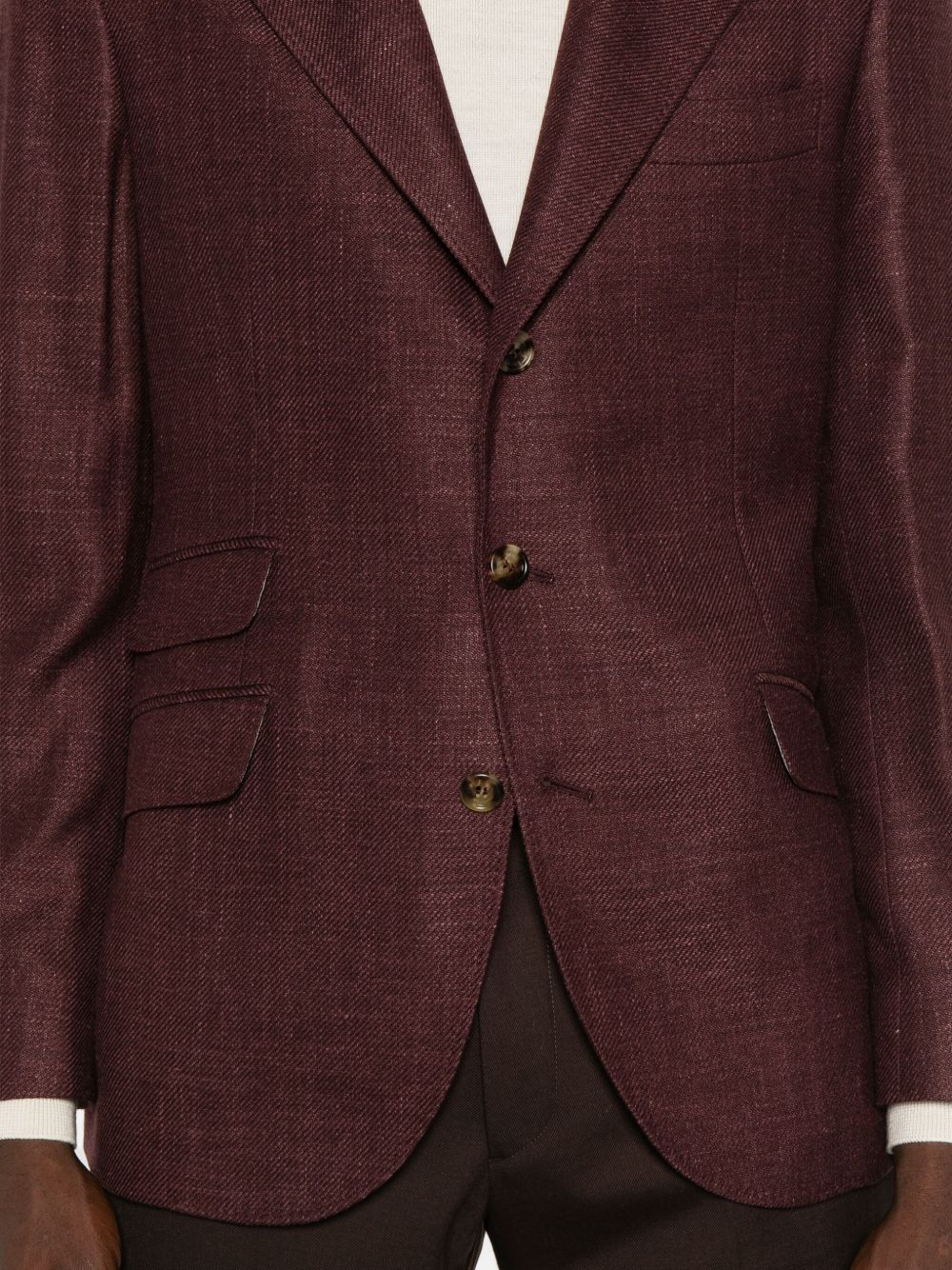 Brunello Cucinelli Jackets Bordeaux MA4387BWDC255 (Brunello Cucinelli / ブレザー・ジャケット ) | Brunello Cucinelli (ブルネロ・クチネリ)(3)